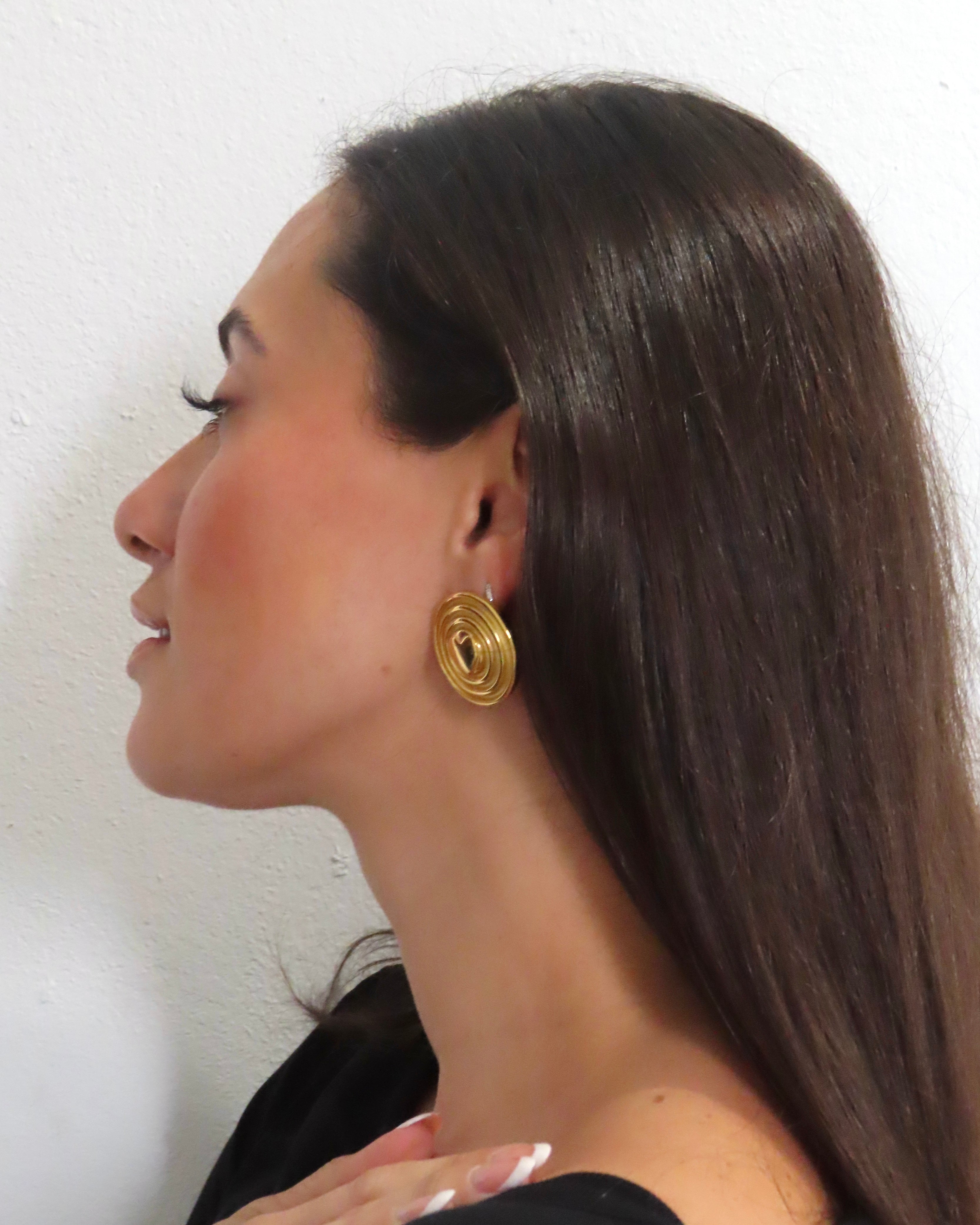 Plate Heart Earrings