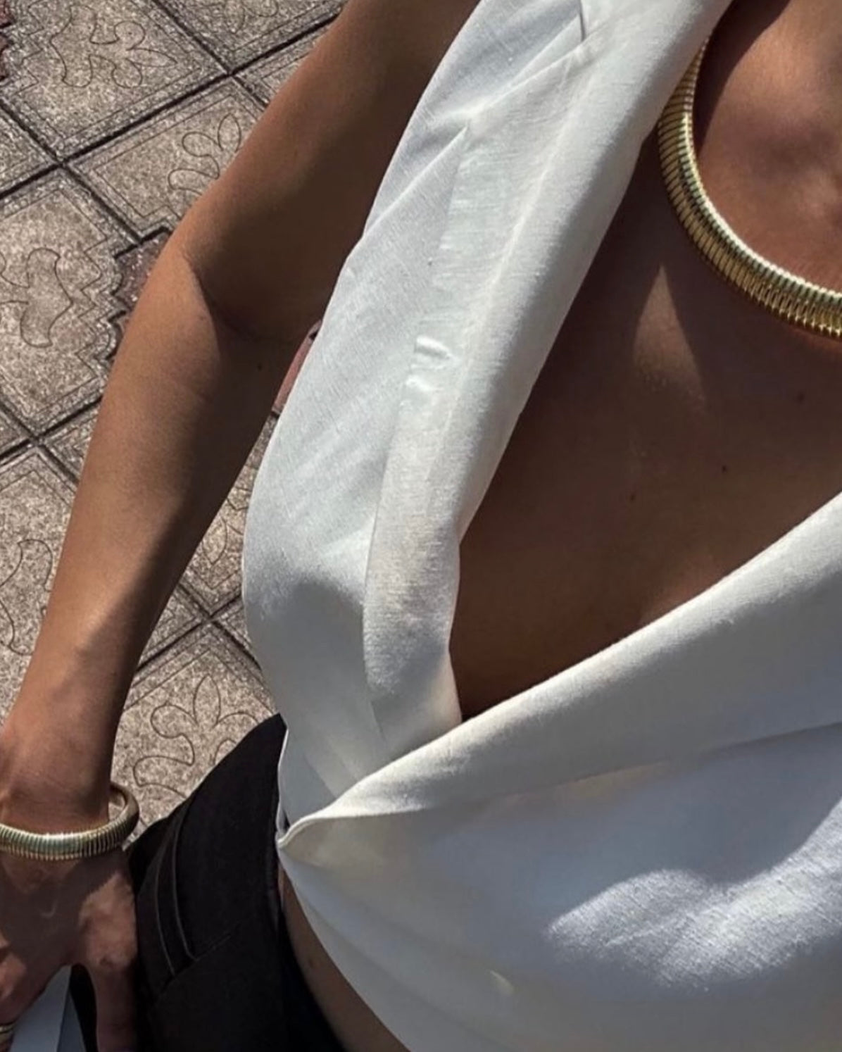 Ribbed Necklace