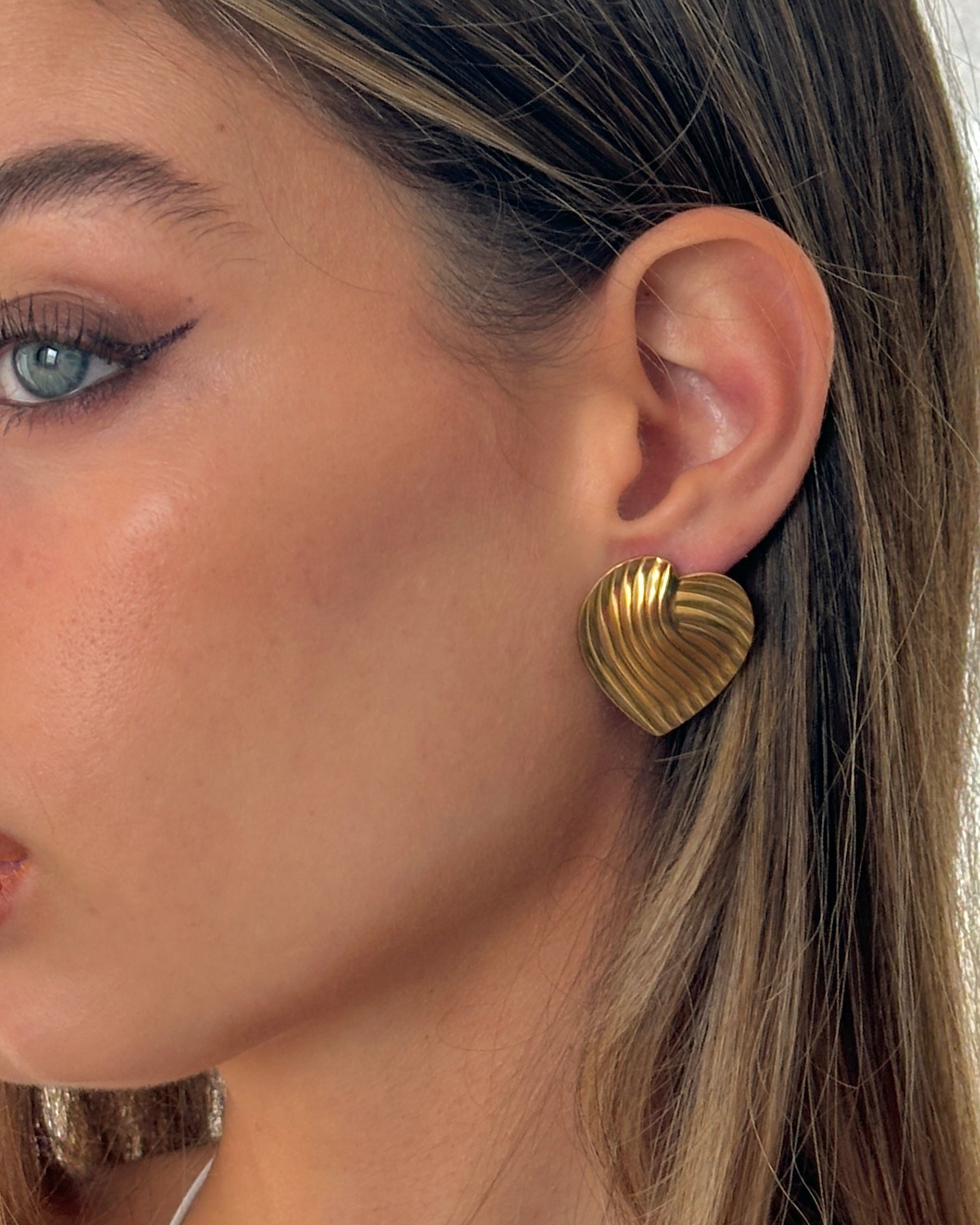 Jean Heart Earrings
