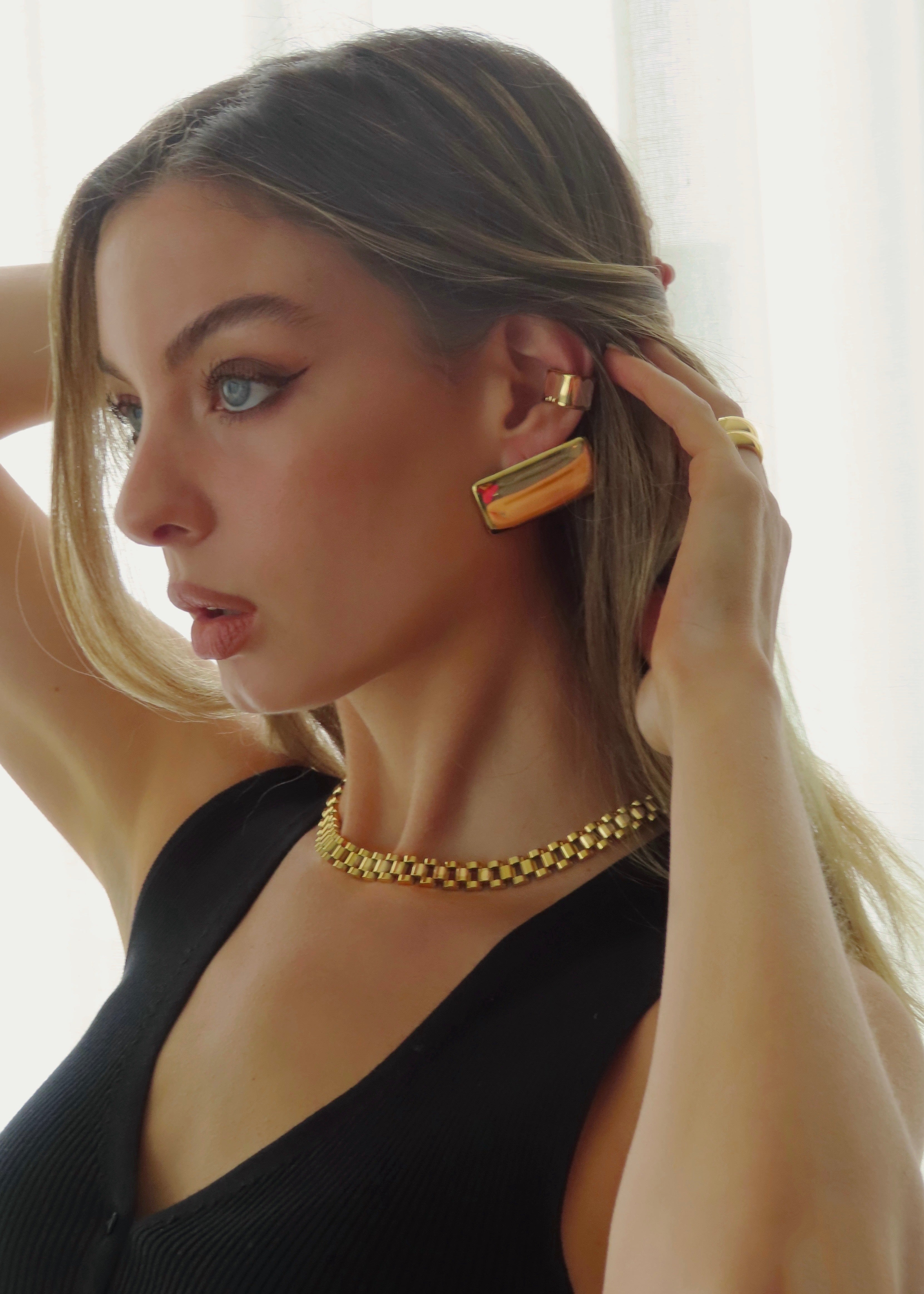 Square Ear Cuff