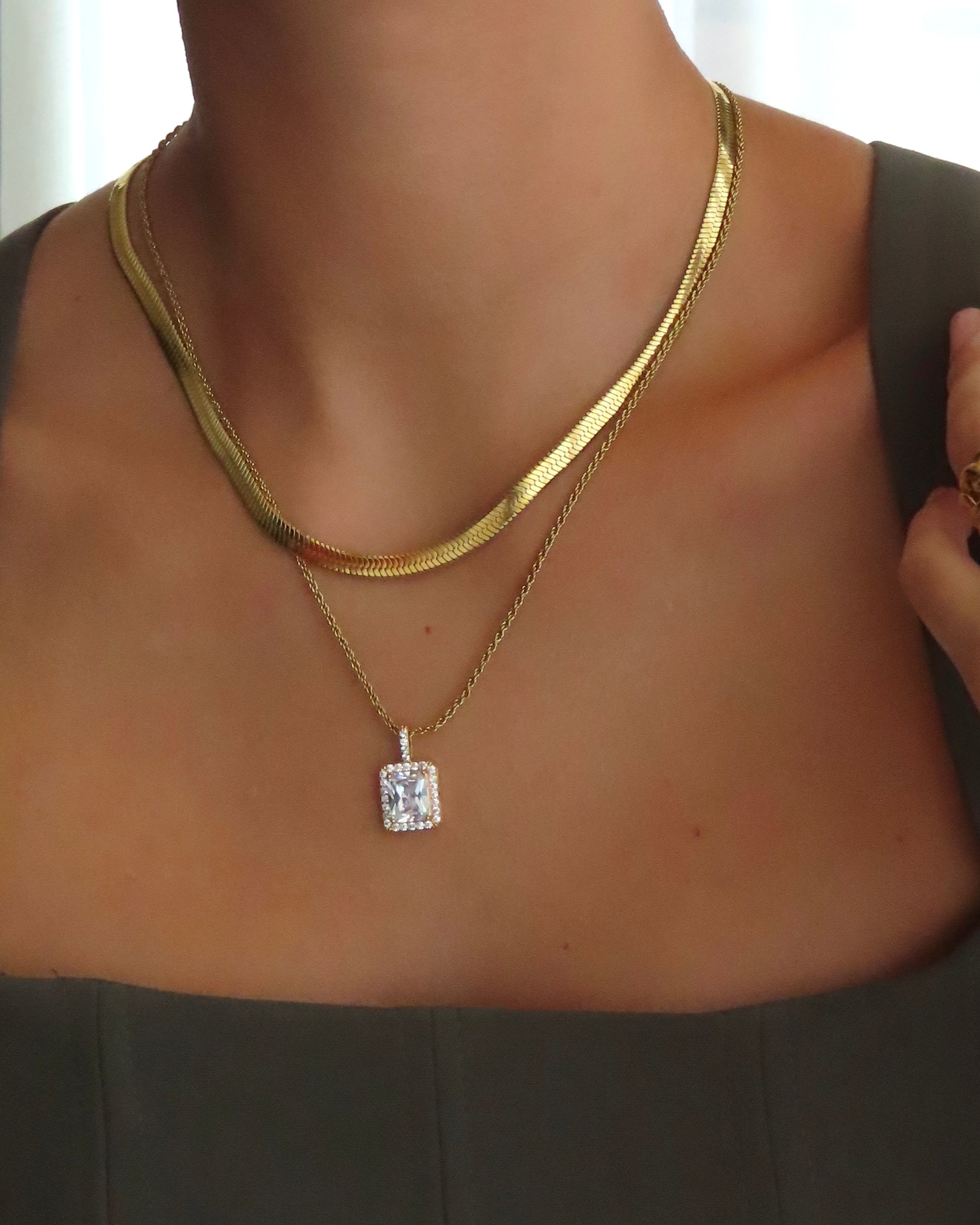 Rome CZ Necklace
