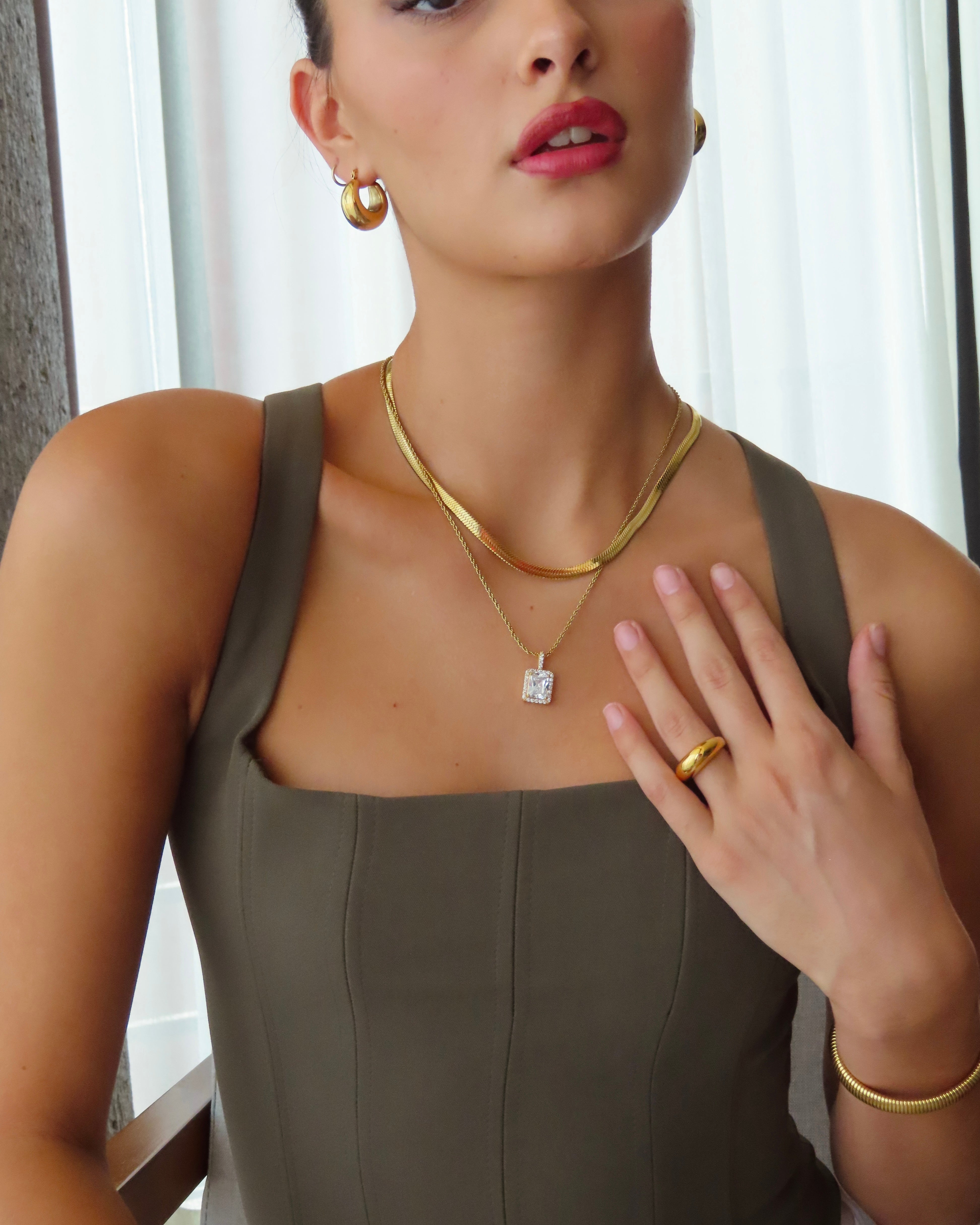 Rome CZ Necklace