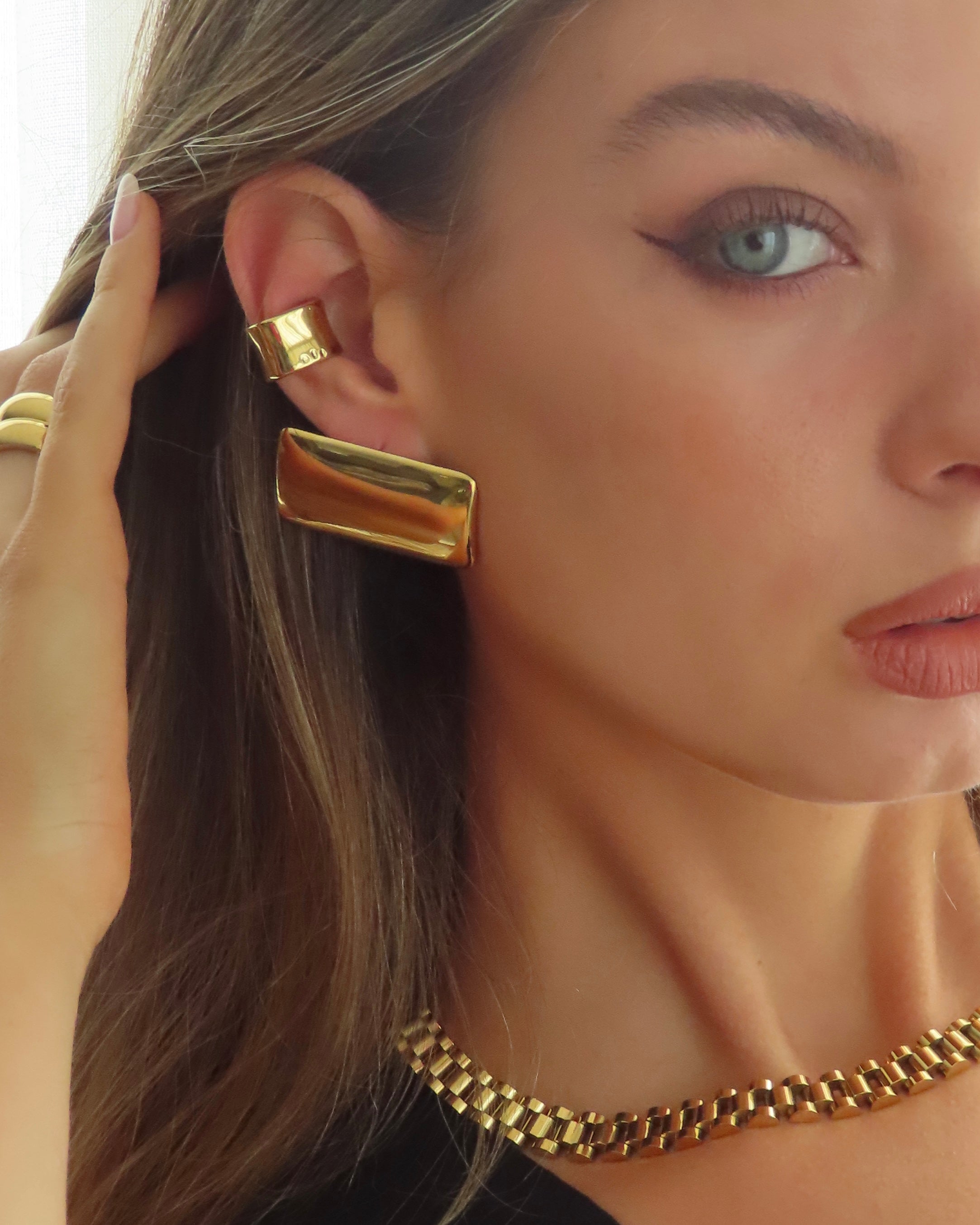 Square Ear Cuff