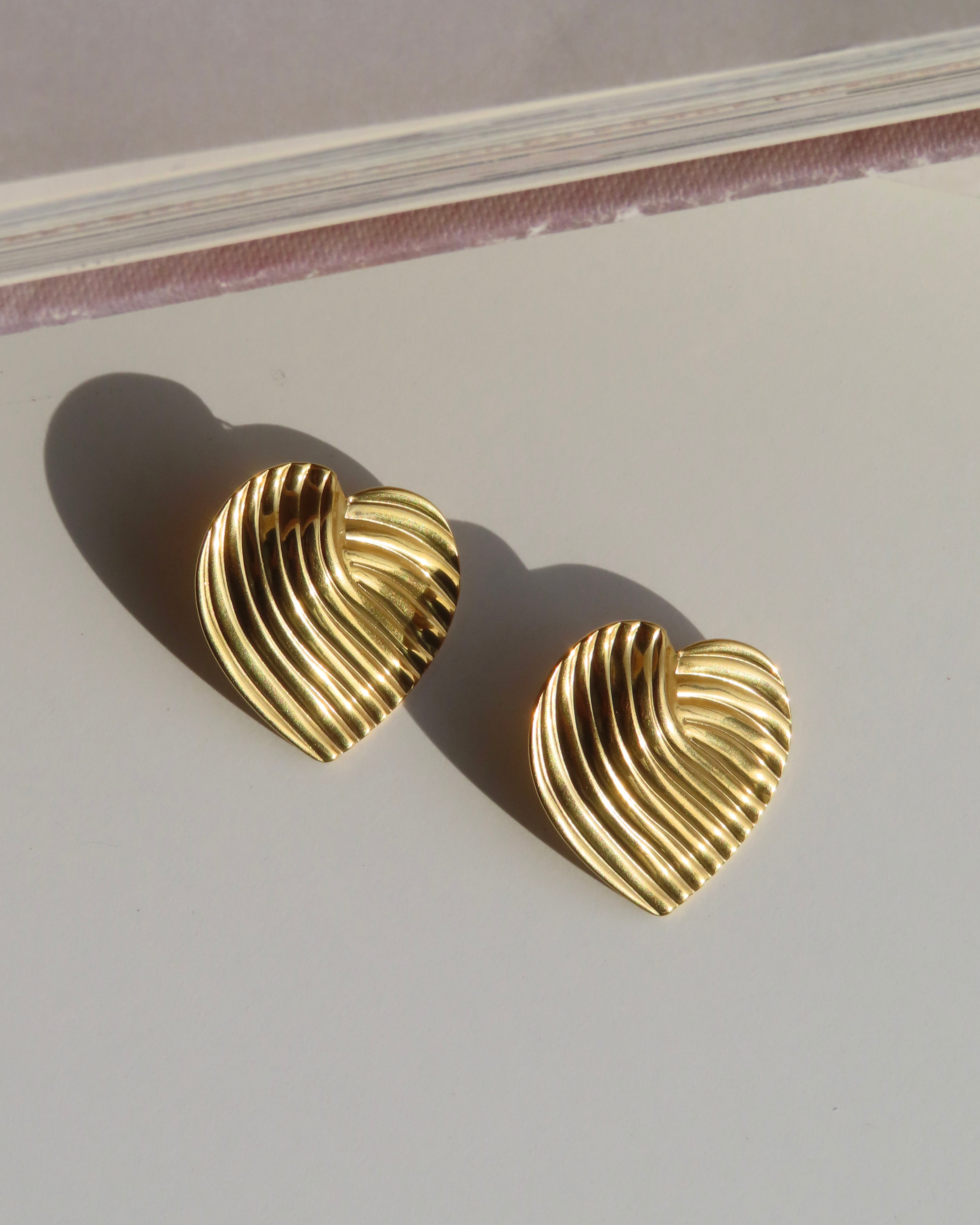 Jean Heart Earrings