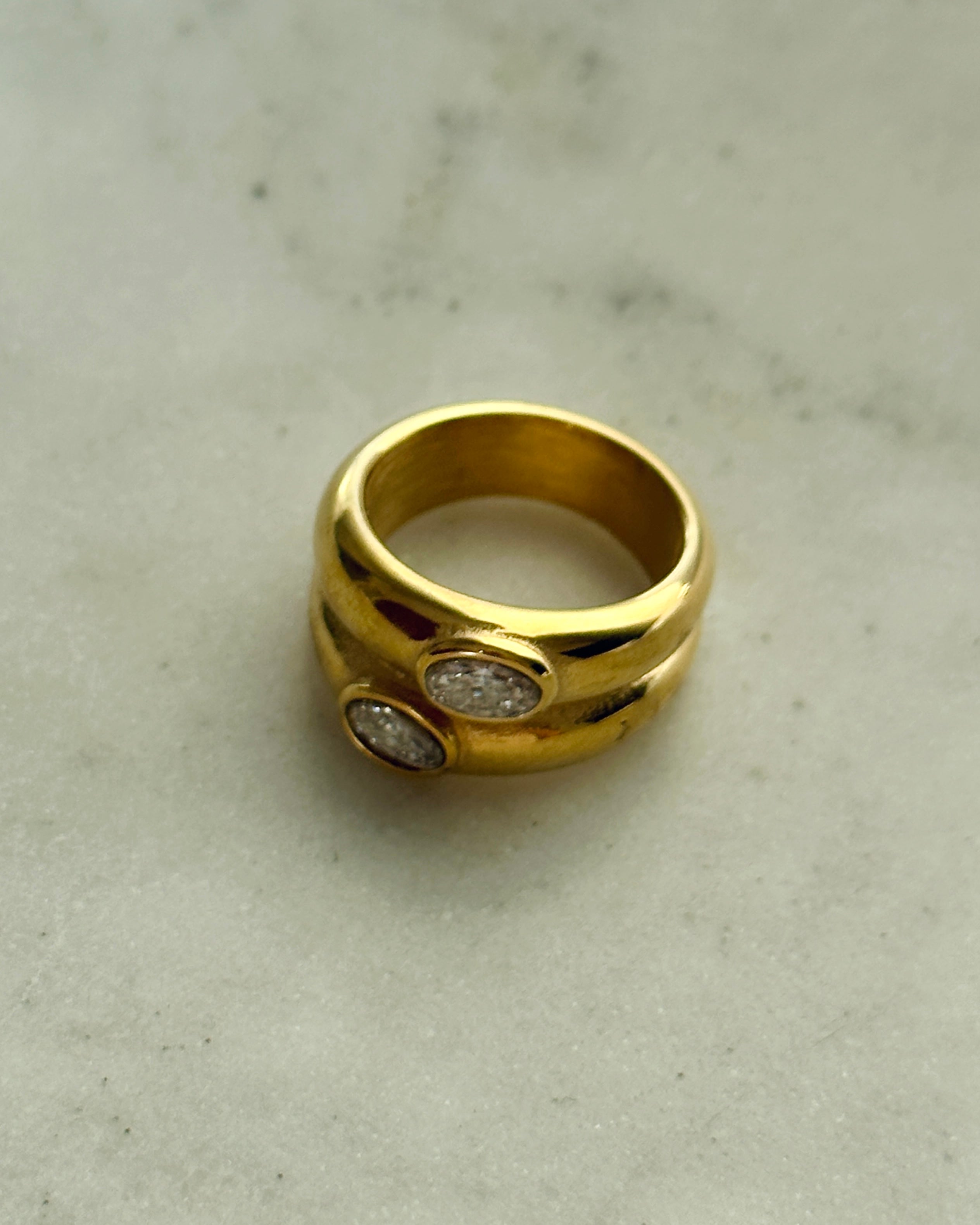 Noir CZ Ring