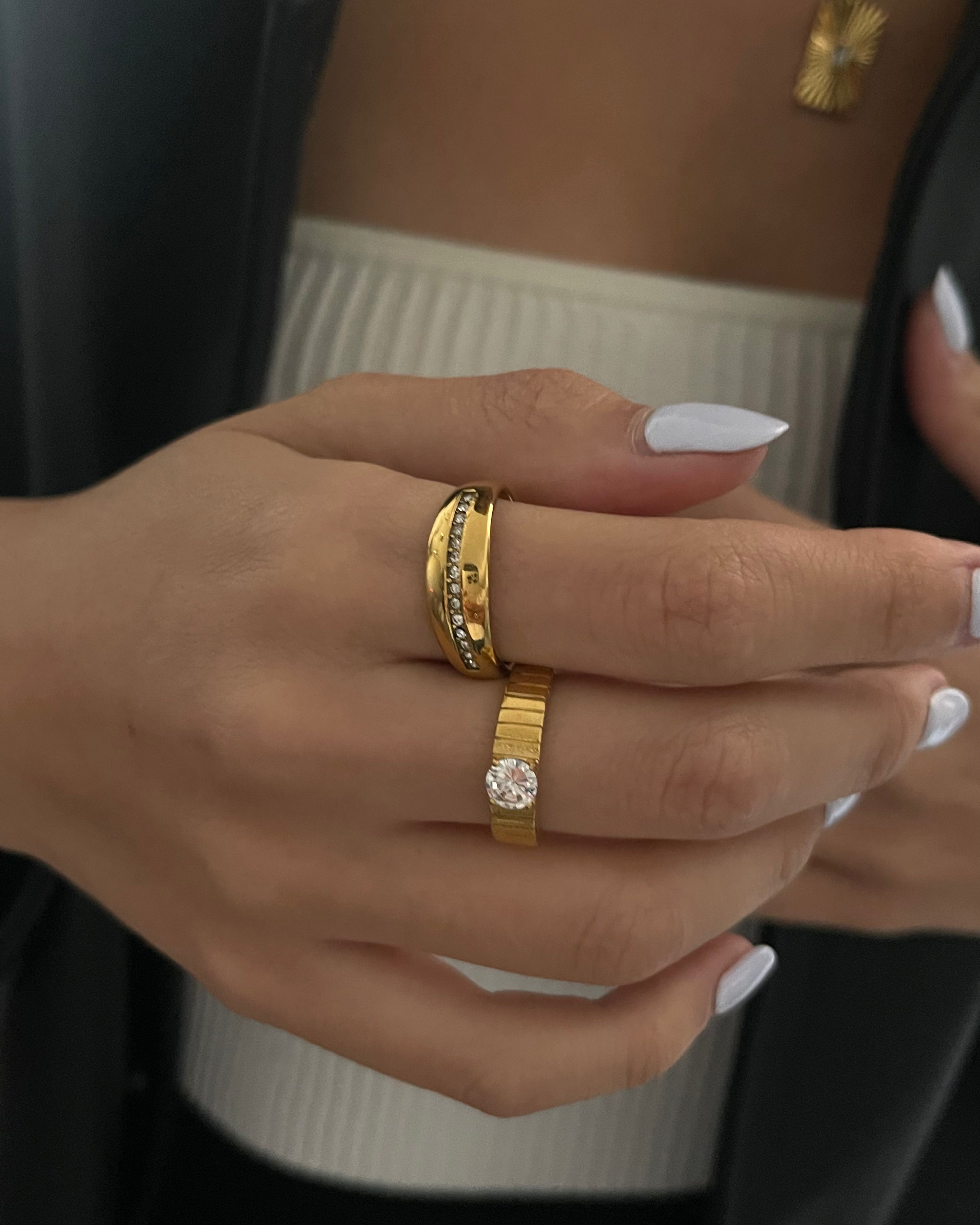 Rumi CZ Ring