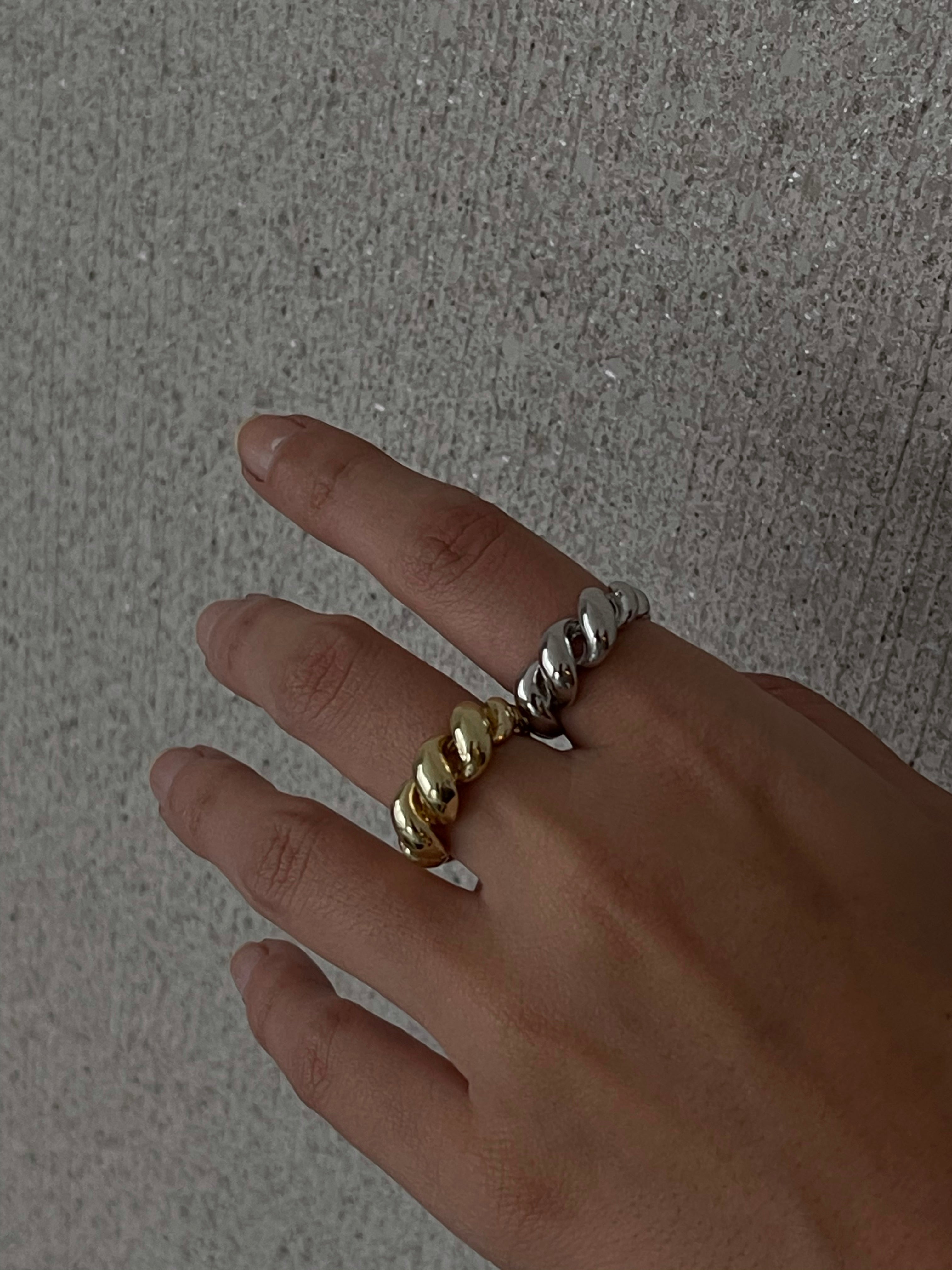 THREAD RING - Silver - ACID ROSE JEWELRY