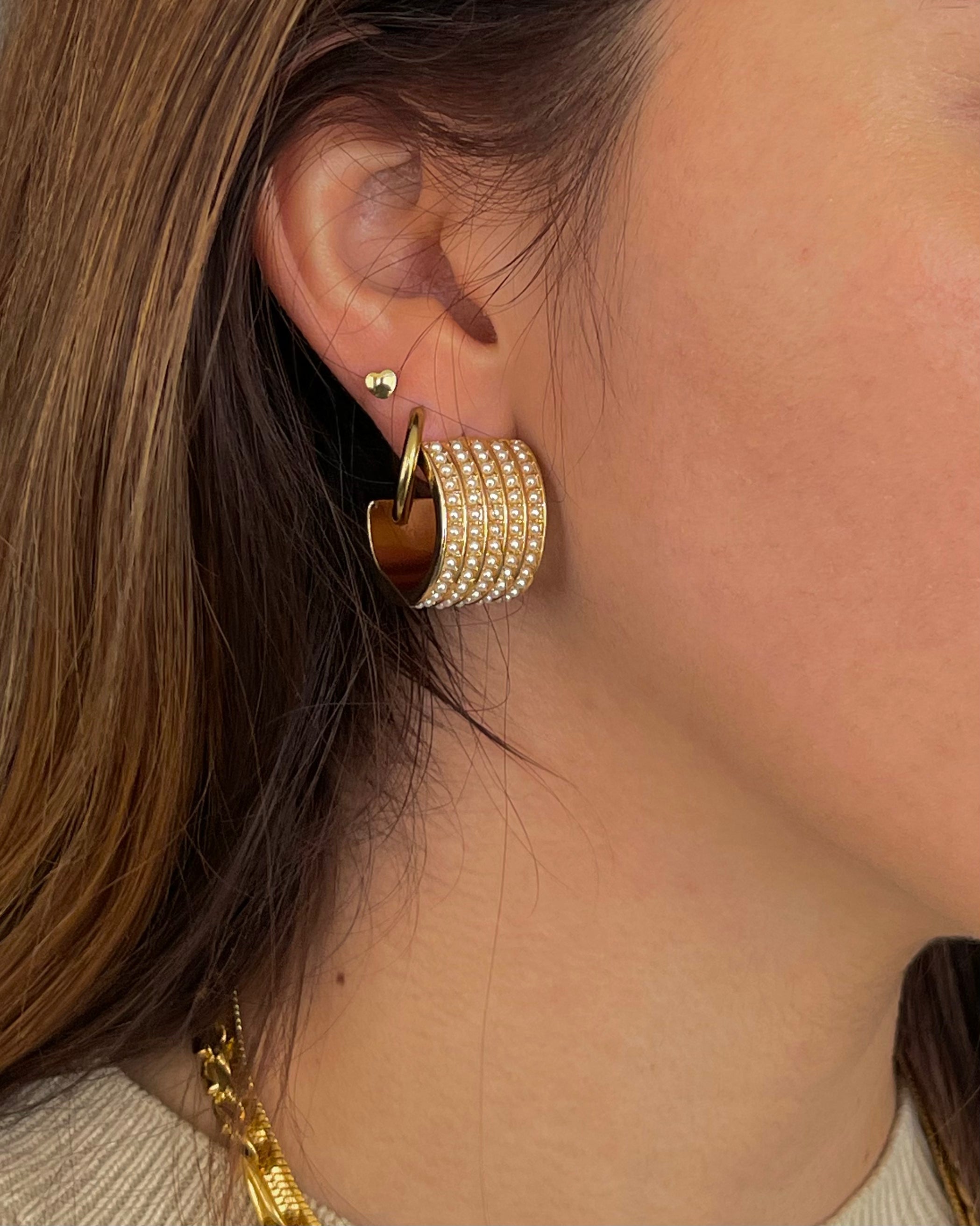 Pixie Pearl Hoops