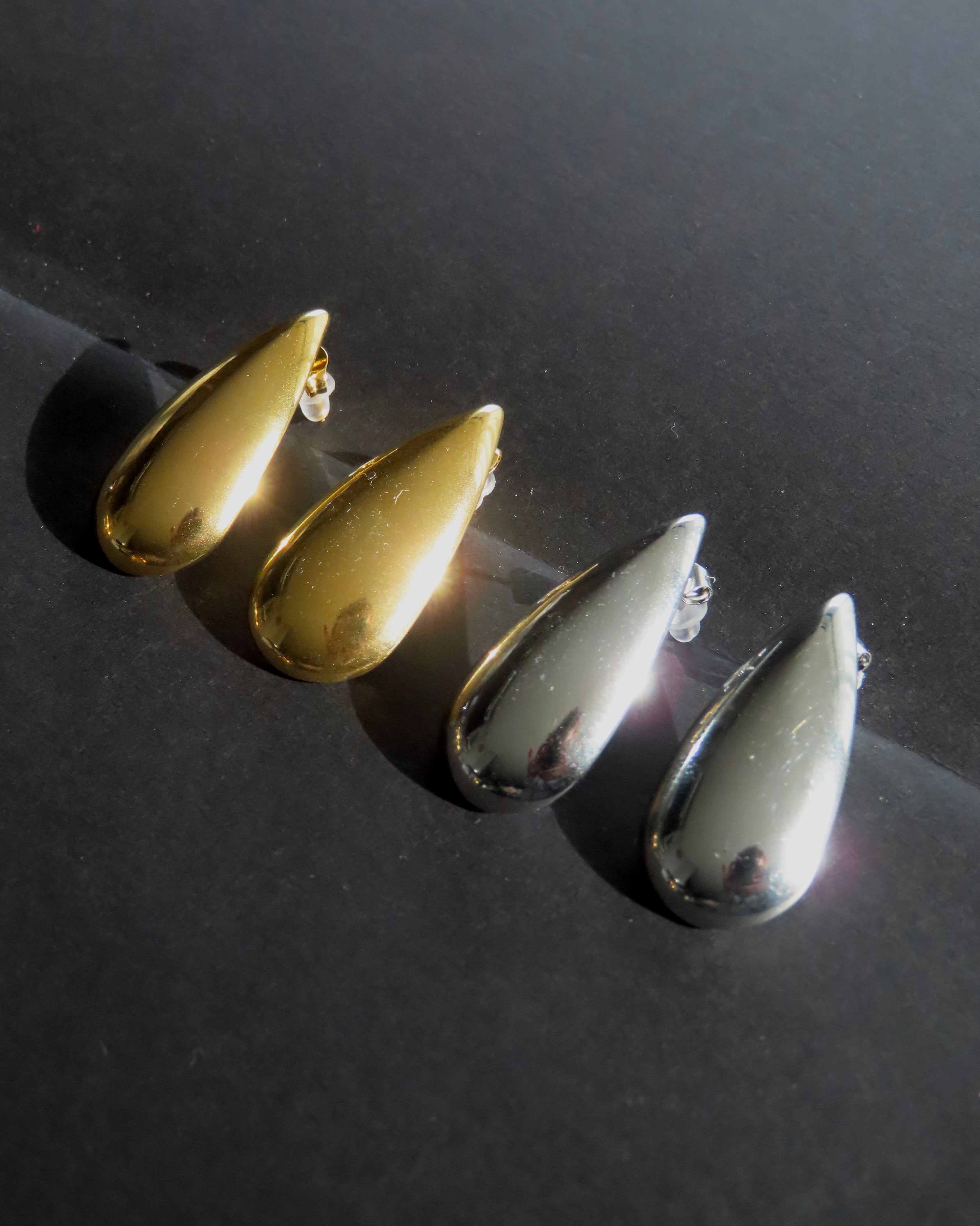 Rain Earrings - Gold