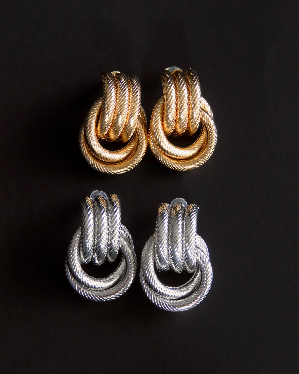 Knot Earrings - Gold