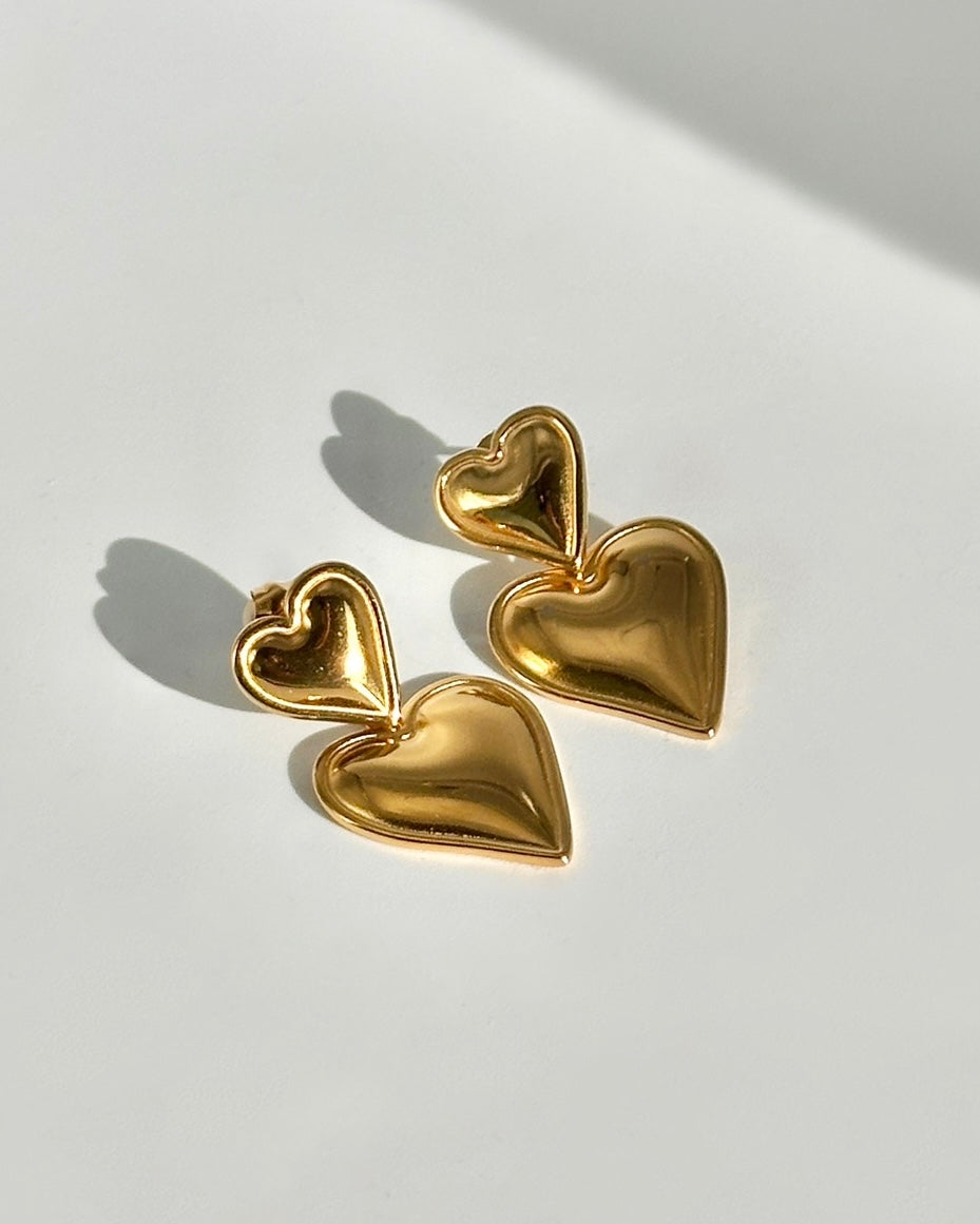 L’amour Heart Earrings