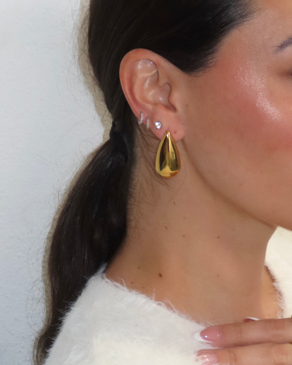 Rain Earrings - Gold