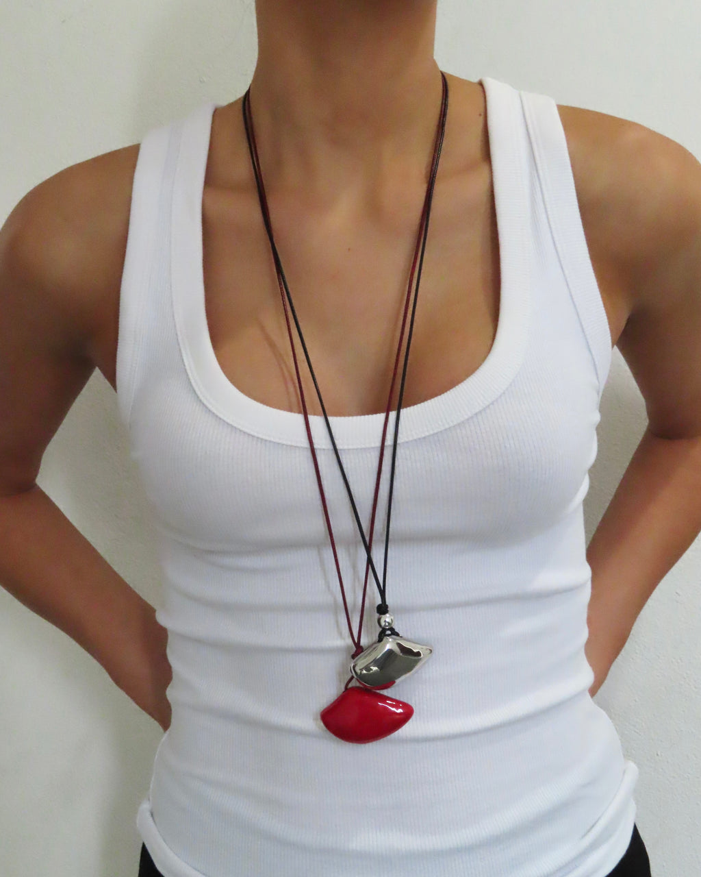 Clementine Necklace - Red
