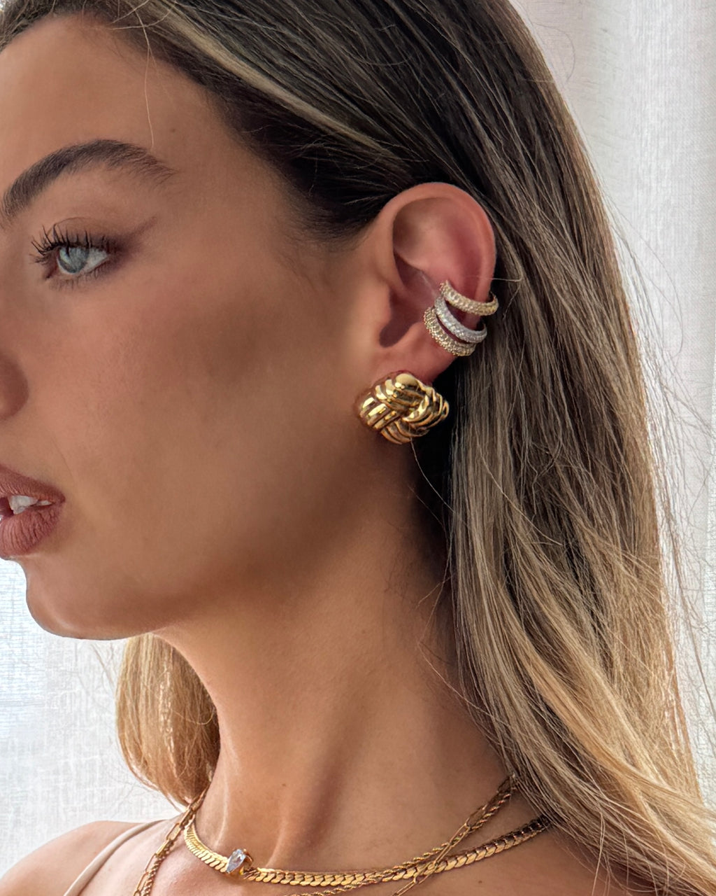 Cait Earrings - Gold