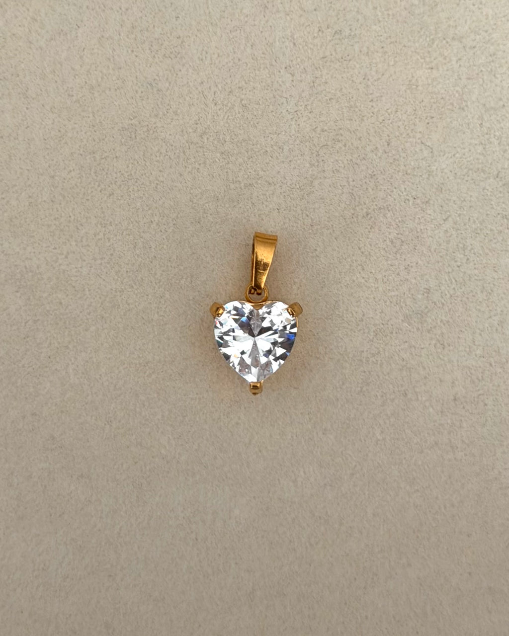 Heart CZ Charm