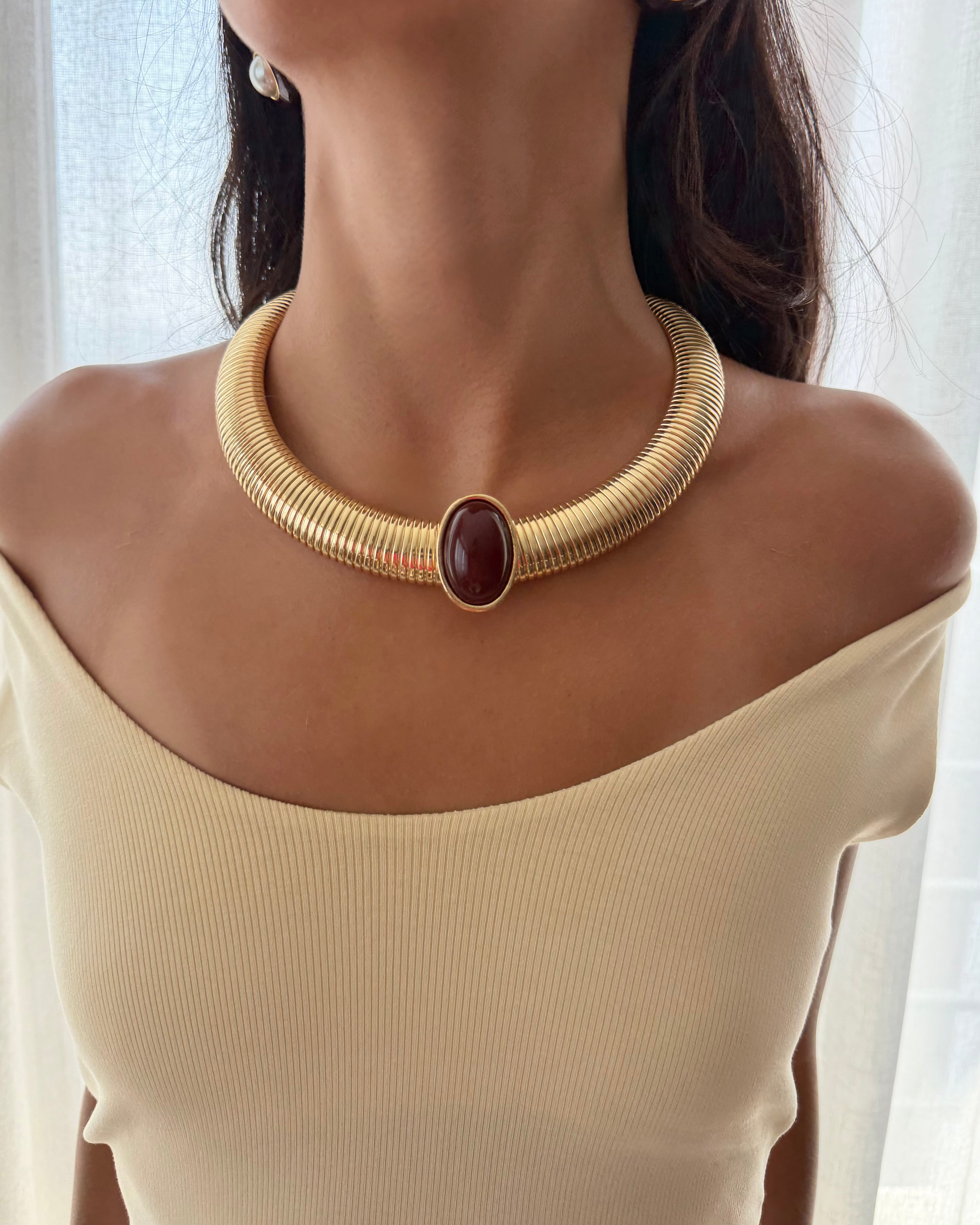 Faberge Necklace - Gold