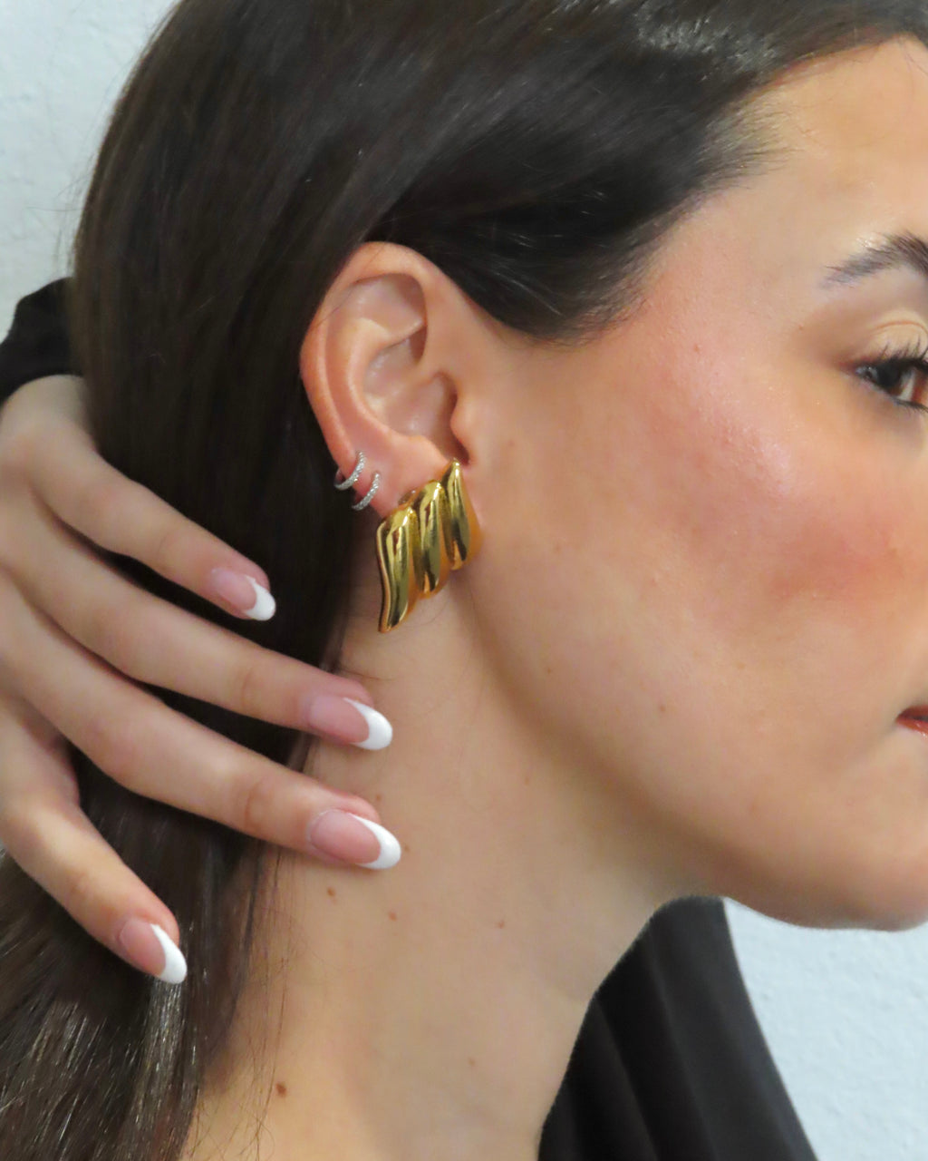Wing Earrings - Gold