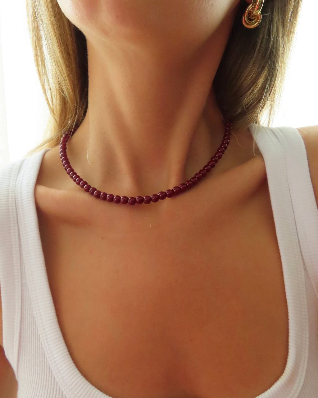 Belmare Necklace - Red