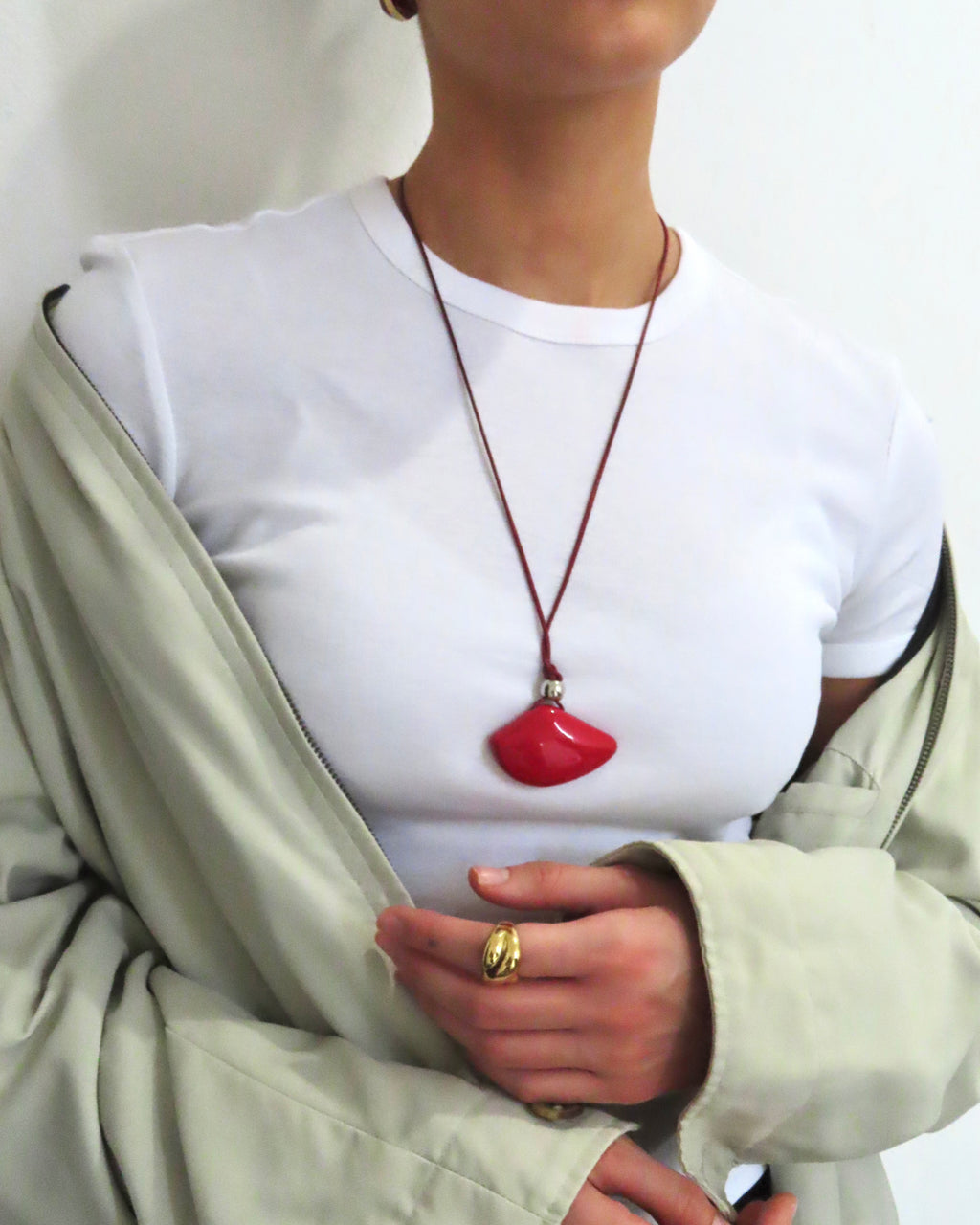 Clementine Necklace - Red