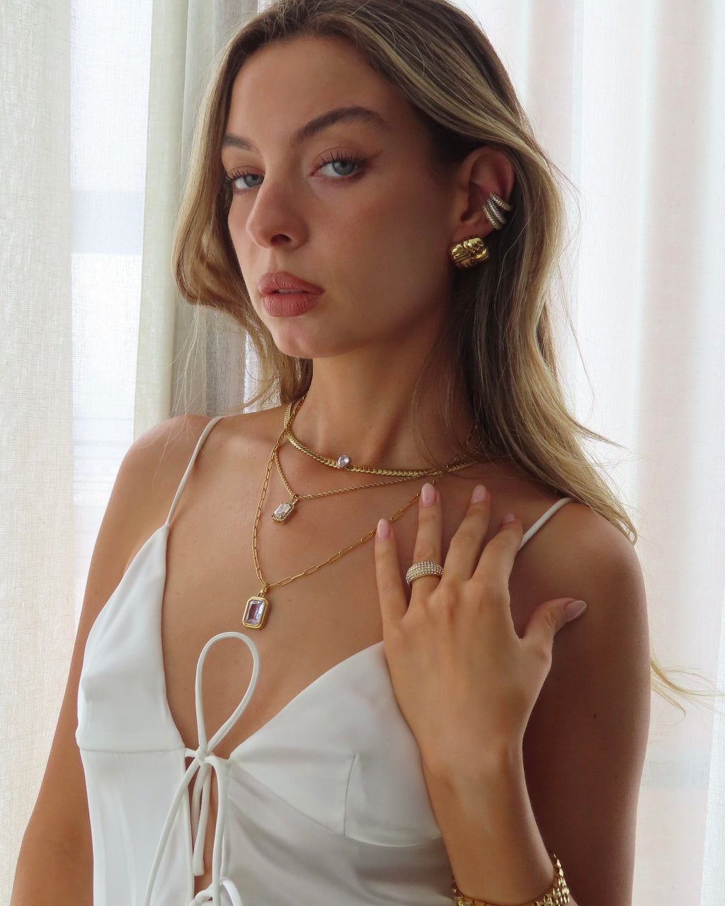 Cait Earrings - Gold