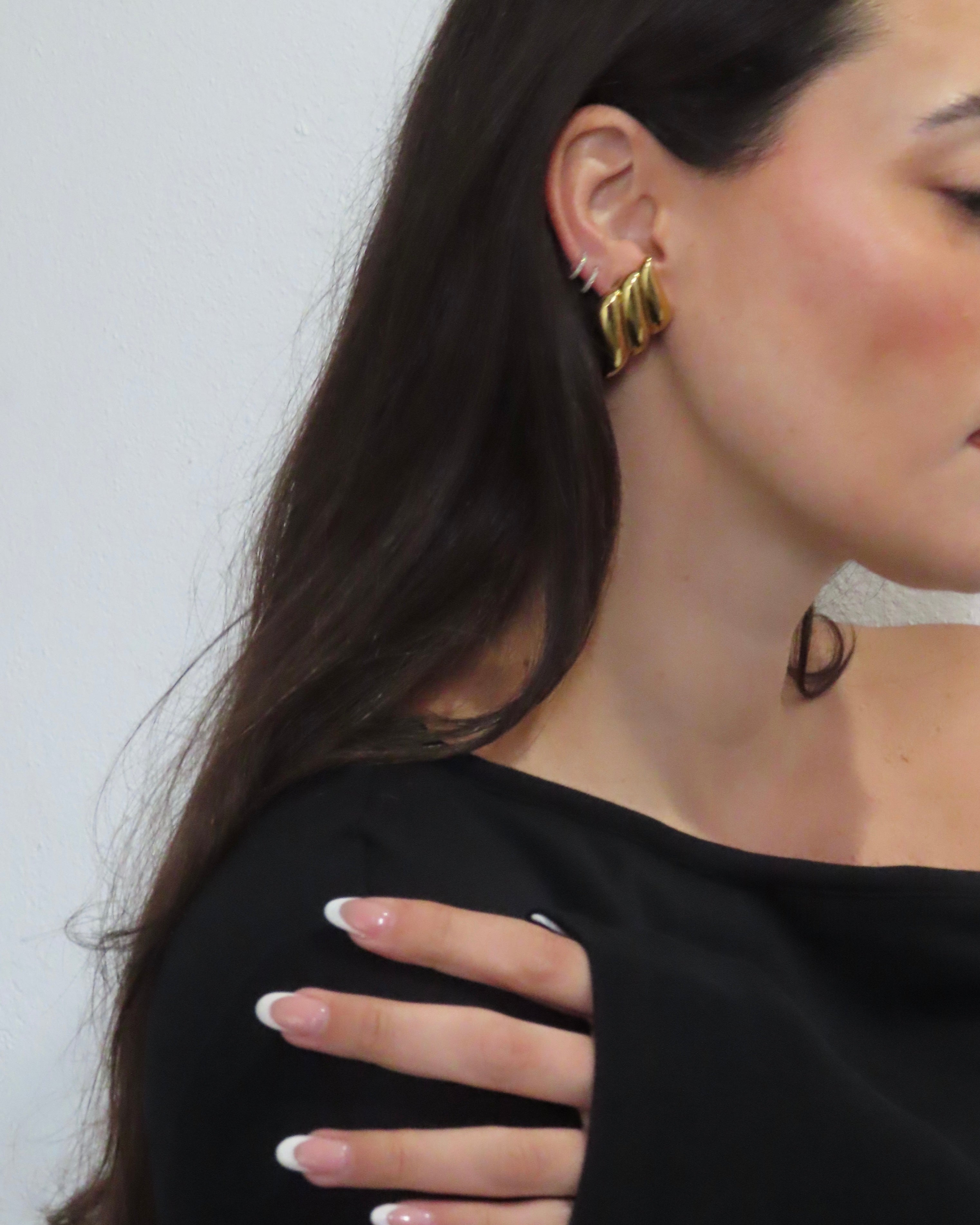 Wing Earrings - Gold