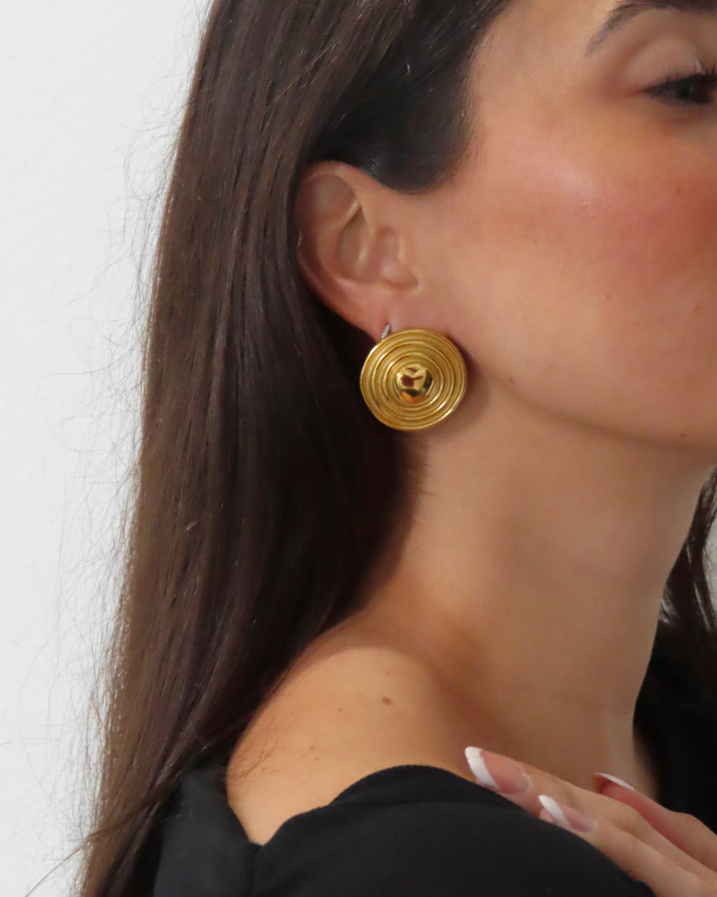 Plate Heart Earrings