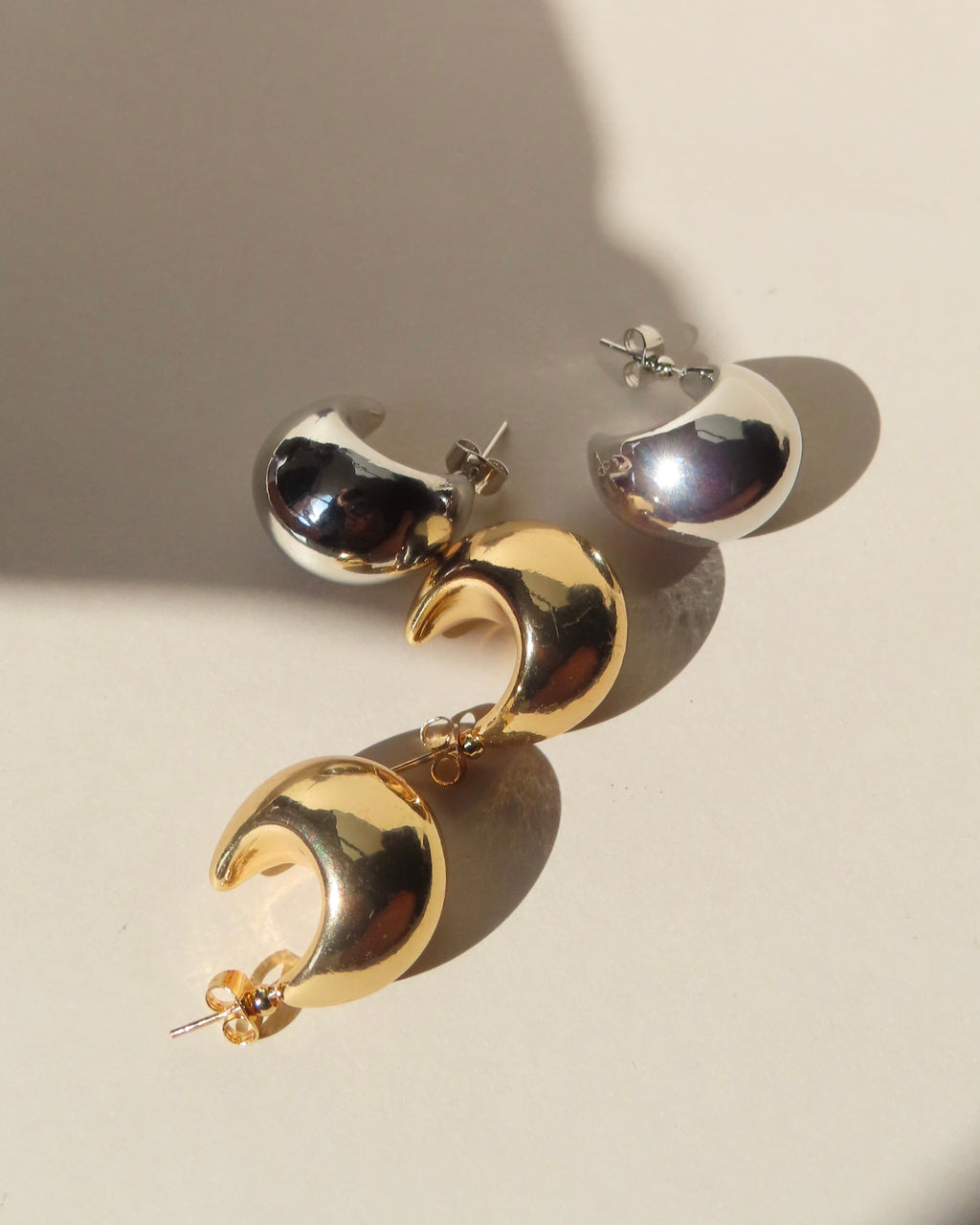 Baby Kendall Hoops - Gold