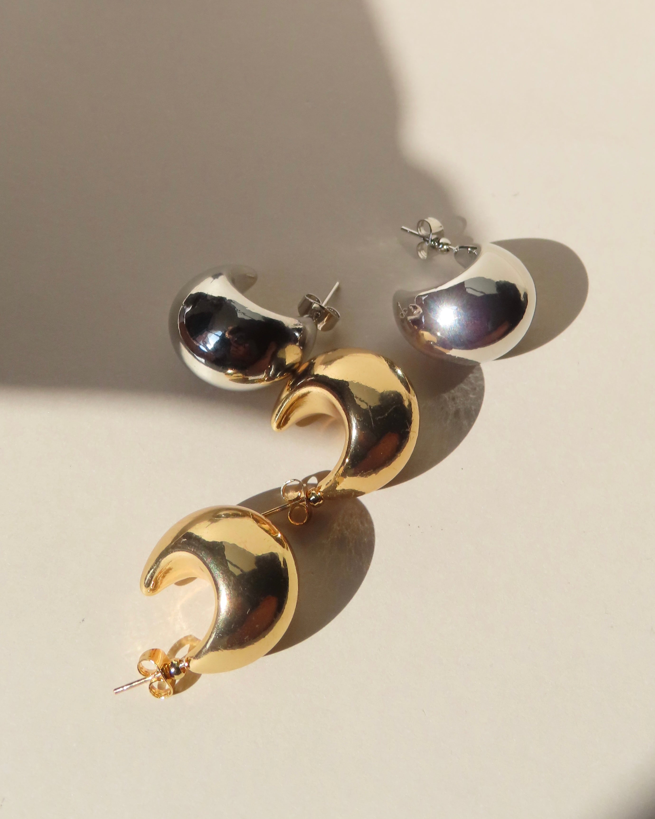 Baby Kendall Hoops - Gold