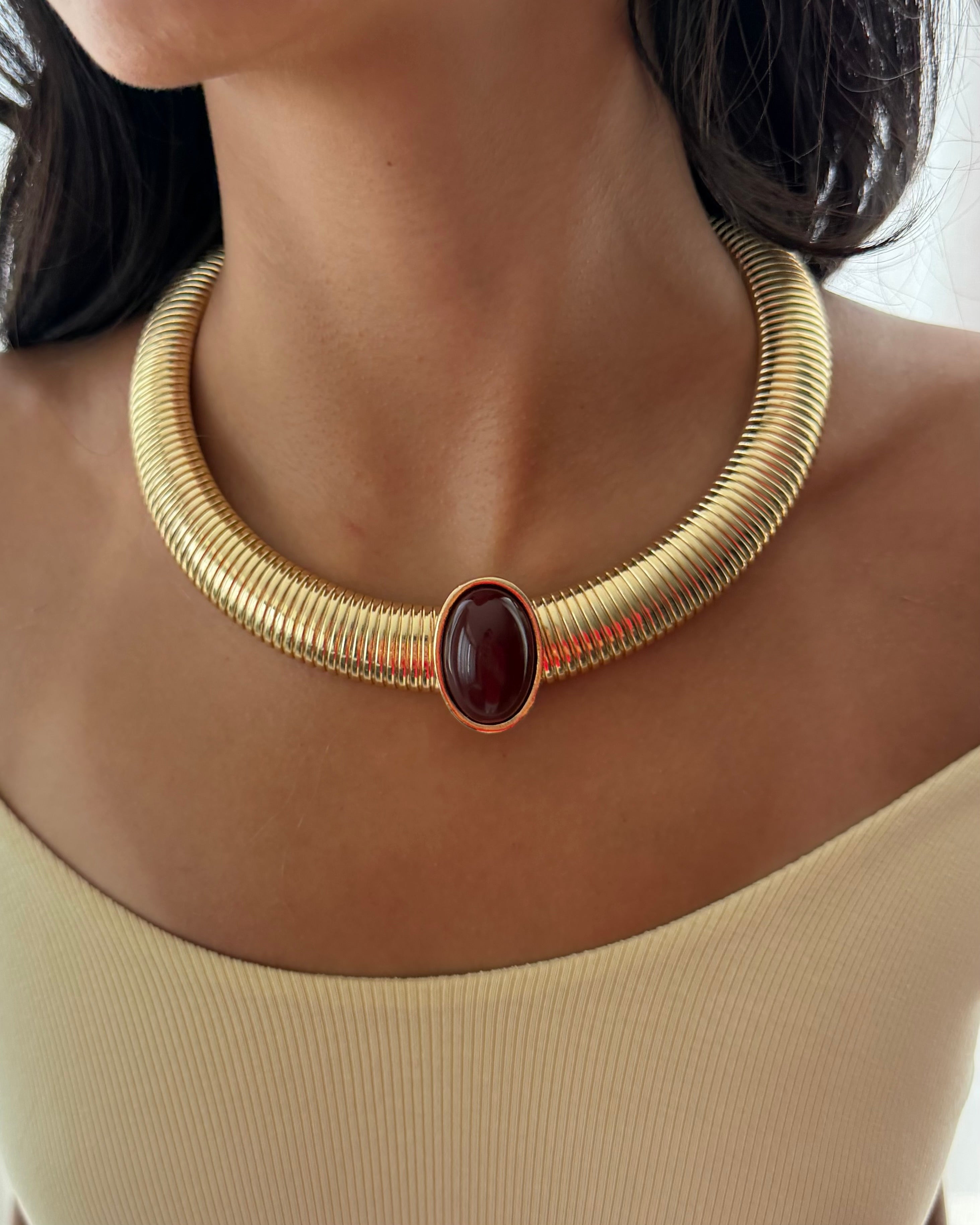 Faberge Necklace - Gold