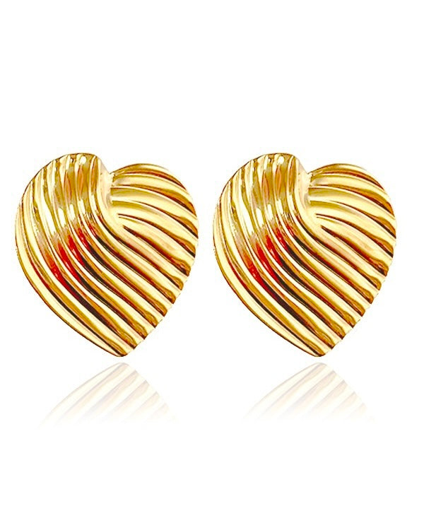 Jean Heart Earrings