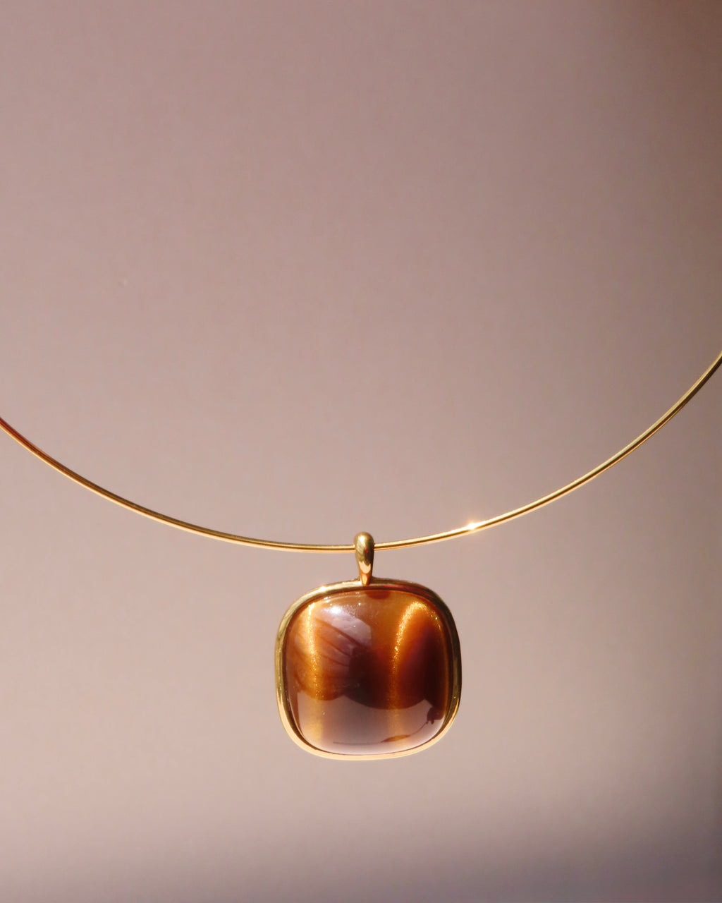 Carlyle Necklace - Tiger Eye
