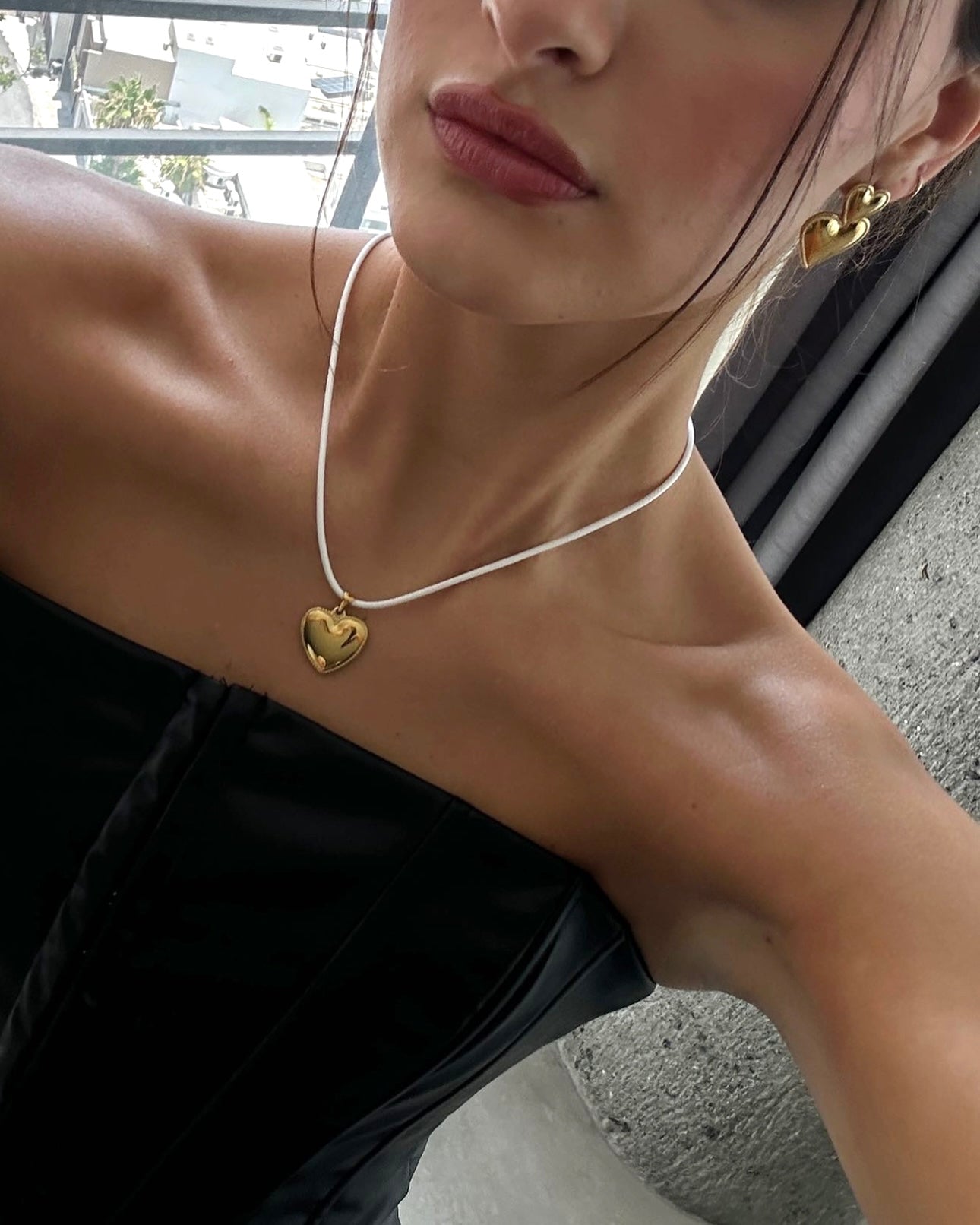 L’amour Heart Earrings