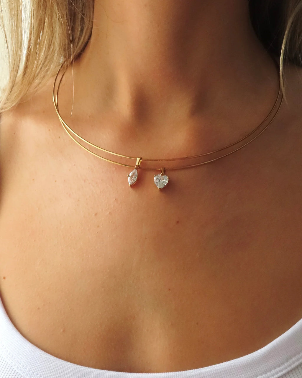 Heart CZ Charm