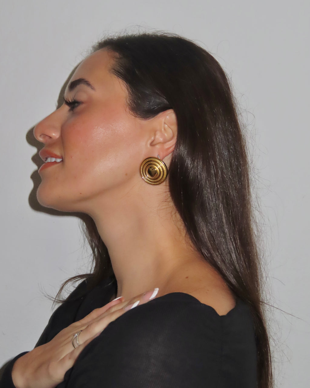 Plate Heart Earrings