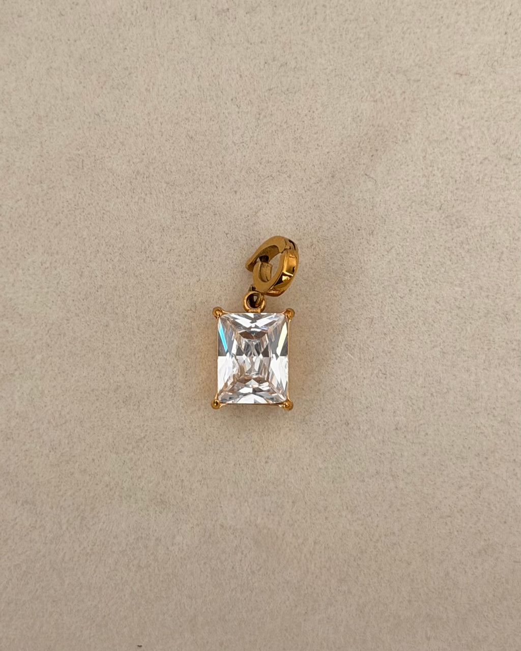 Baguette CZ Charm