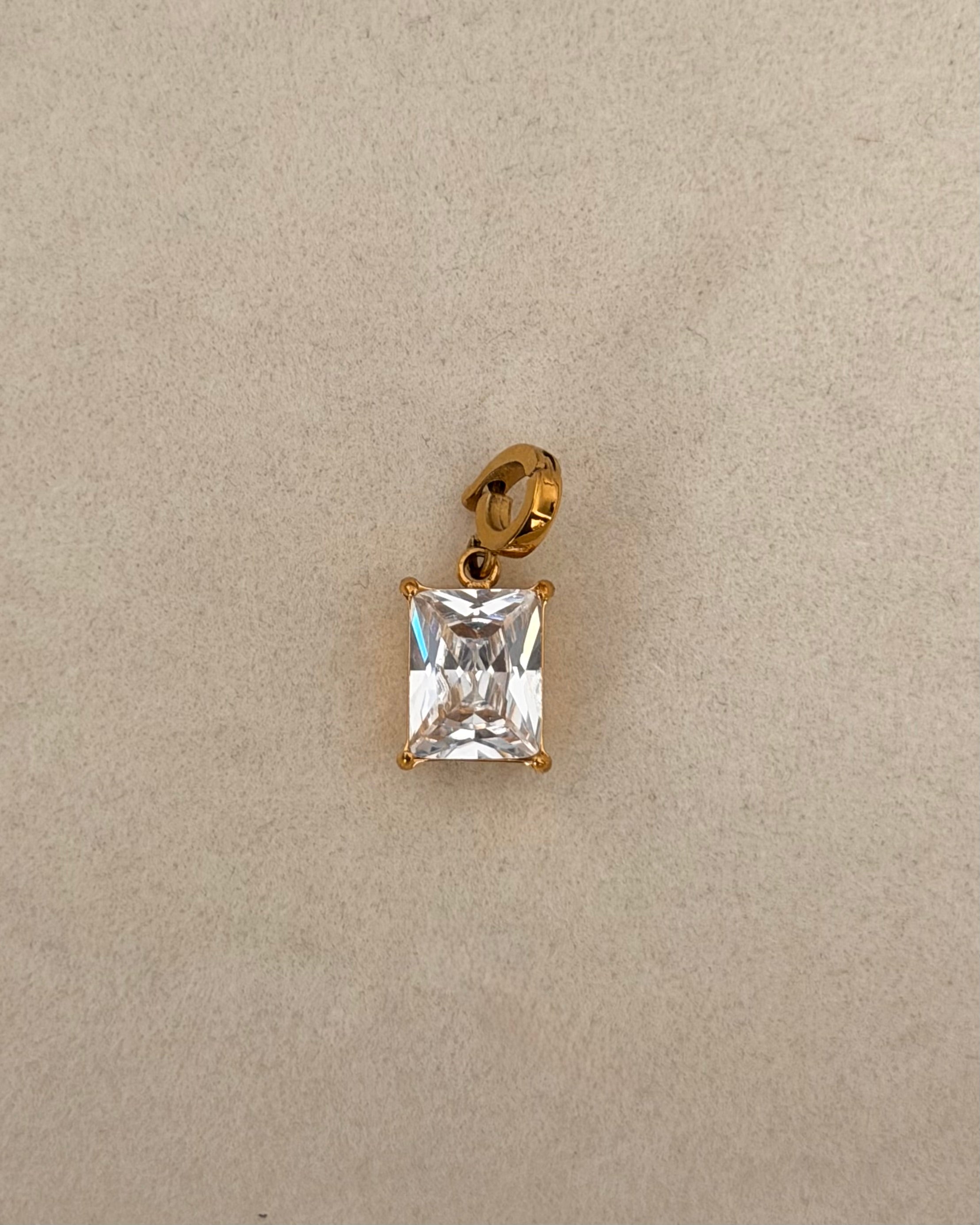 Baguette CZ Charm