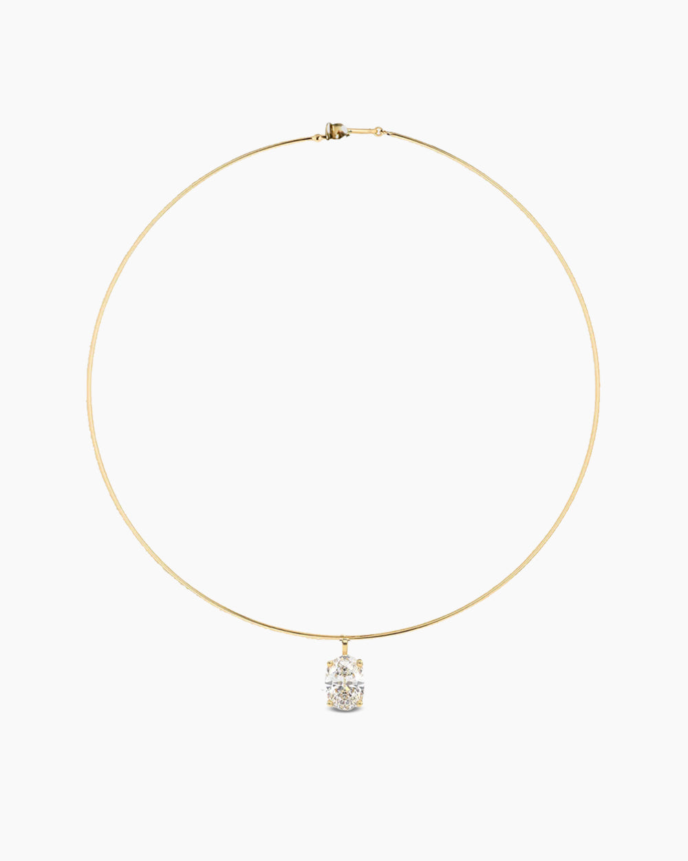 Carlyle Necklace - Oval CZ
