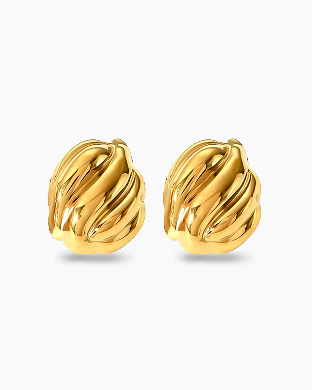 Row Earrings - Gold
