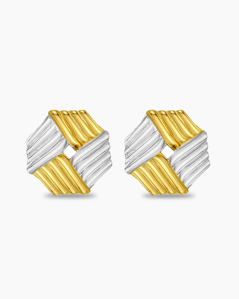 Hosk Earrings - Two Tone