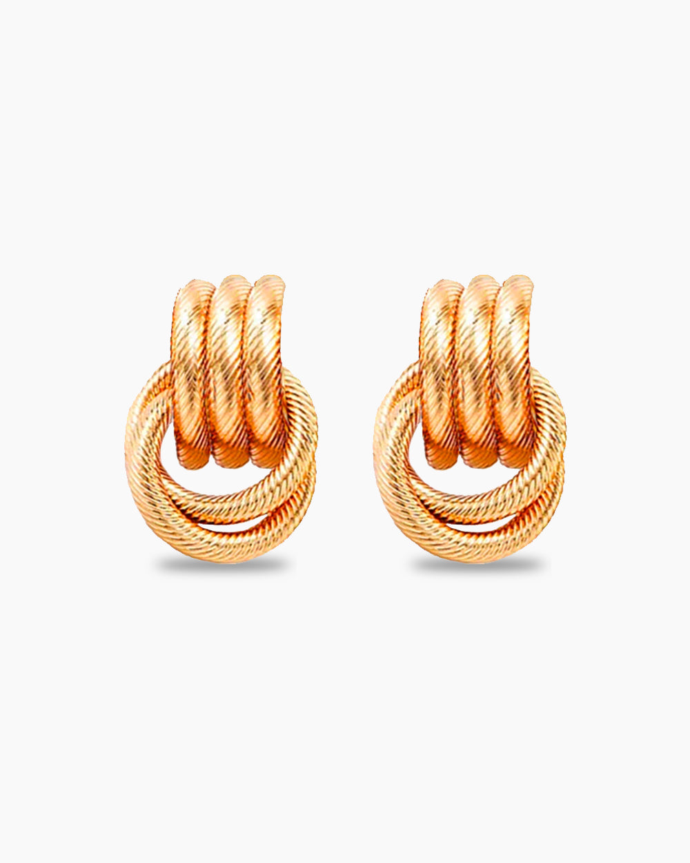 Knot Earrings - Gold
