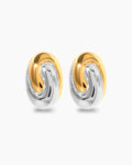 Bleecker Earrings - Two Tone