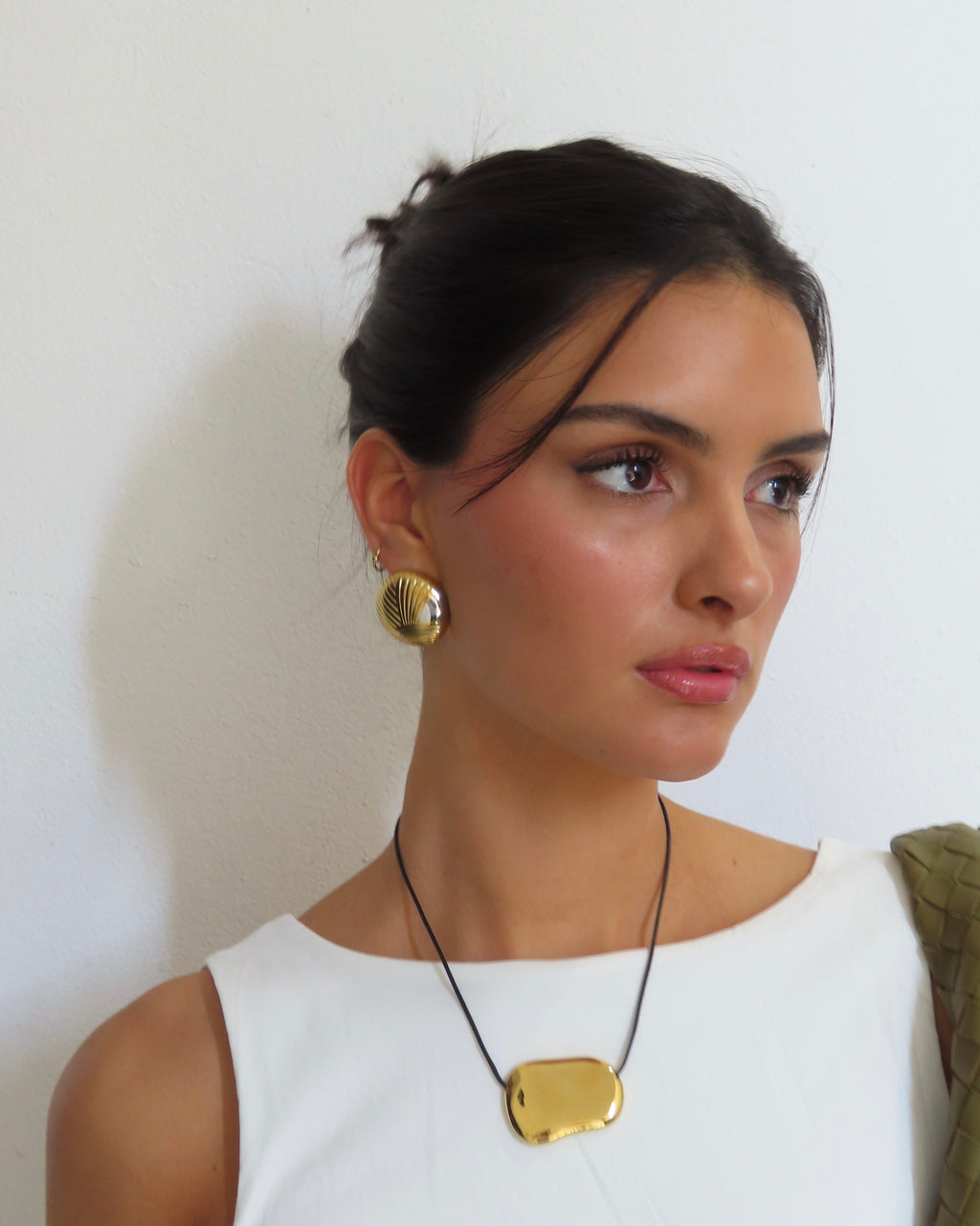 Avenue Earrings - Two Tone