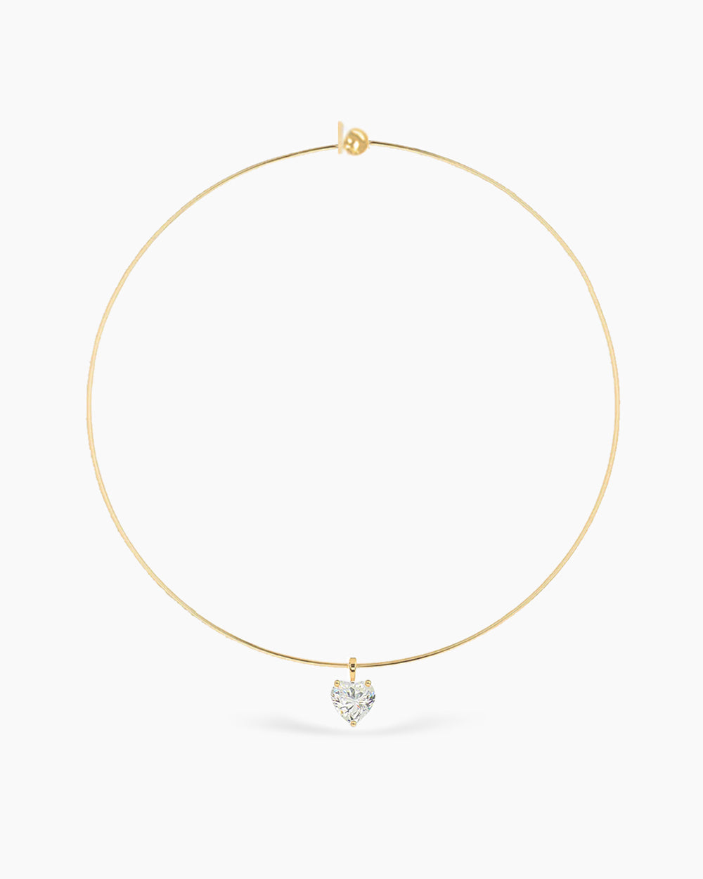 Carlyle Necklace - Heart CZ