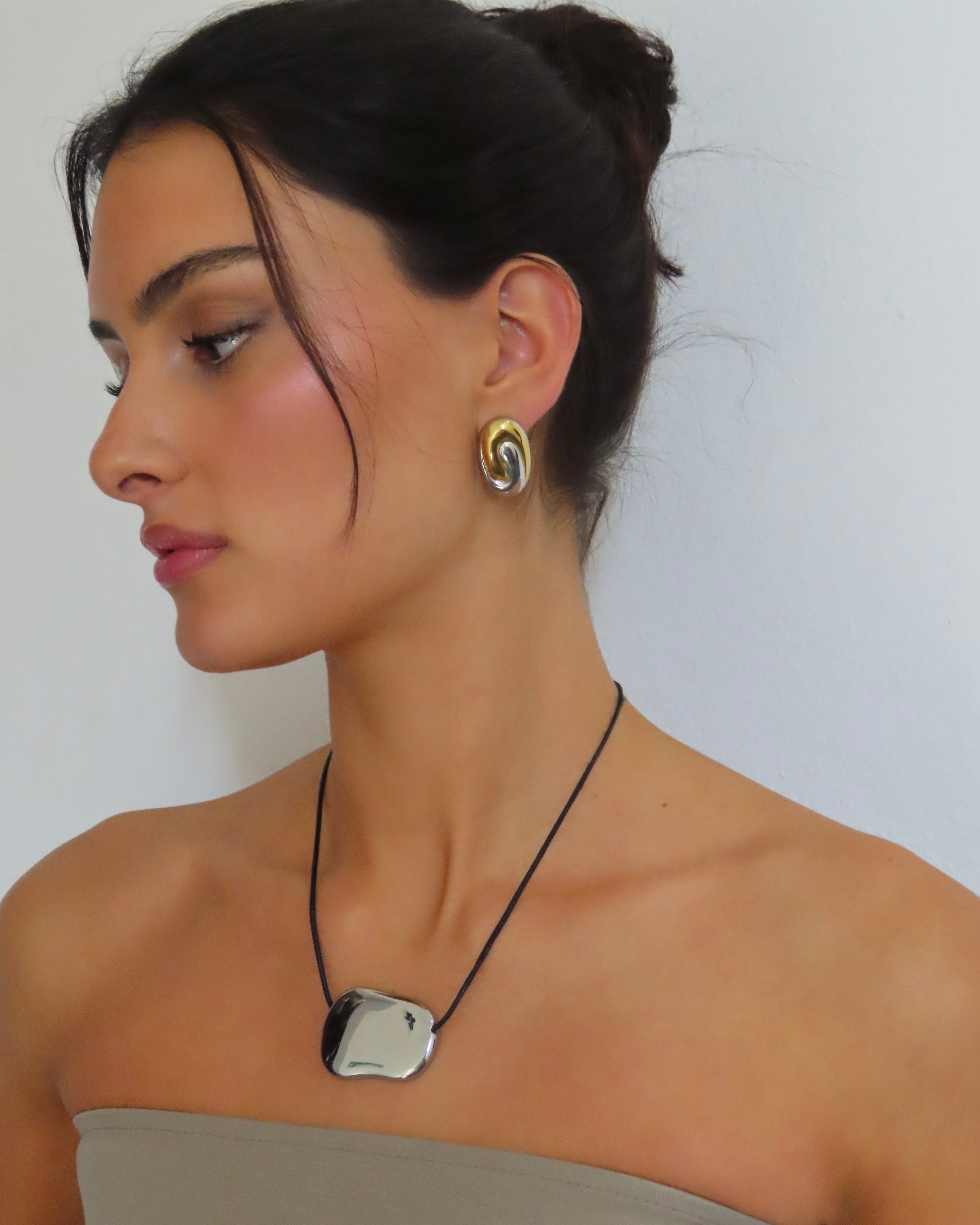 Bleecker Earrings - Two Tone