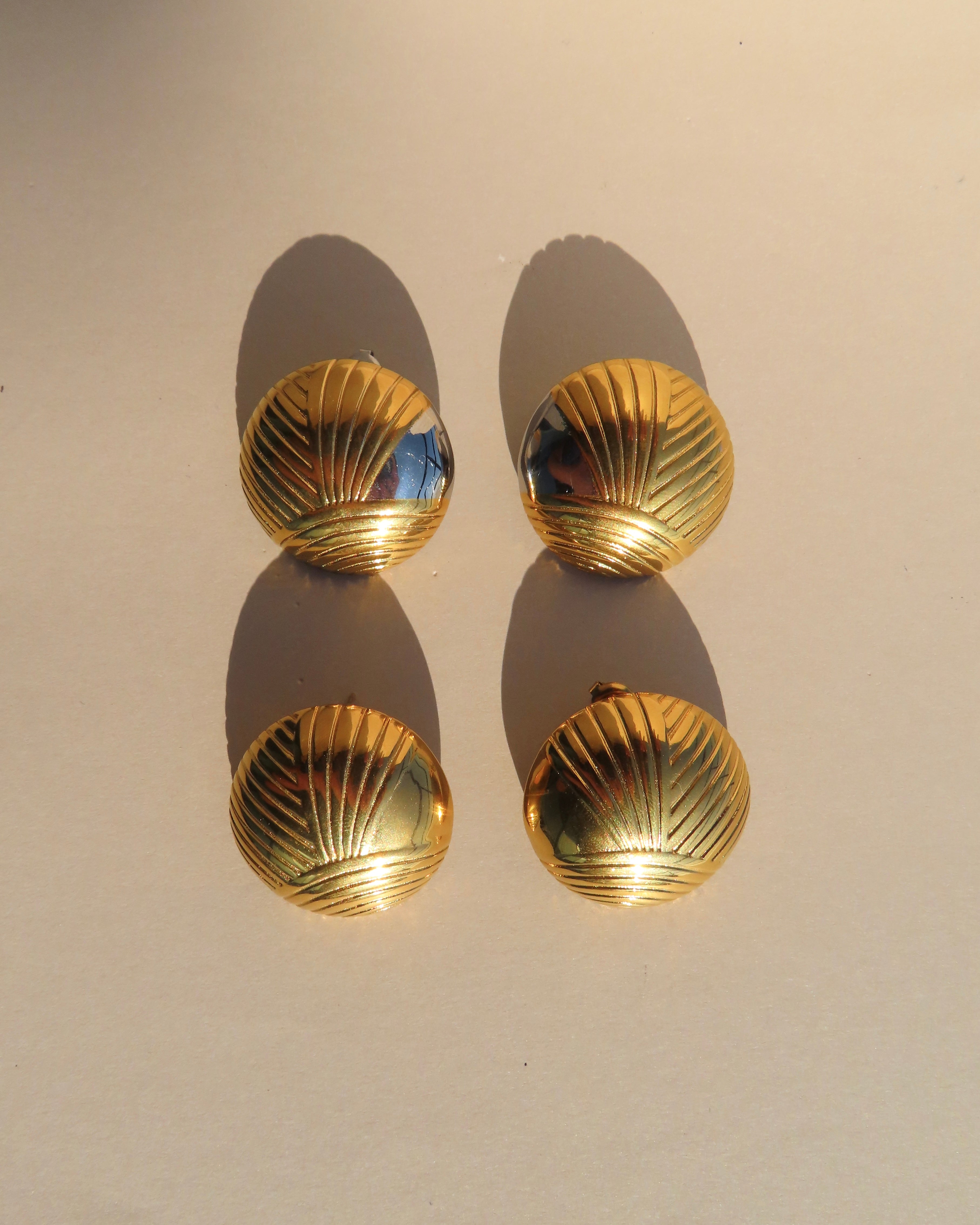 Avenue Earrings - Two Tone