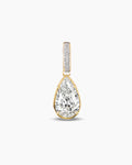 Pear CZ Charm