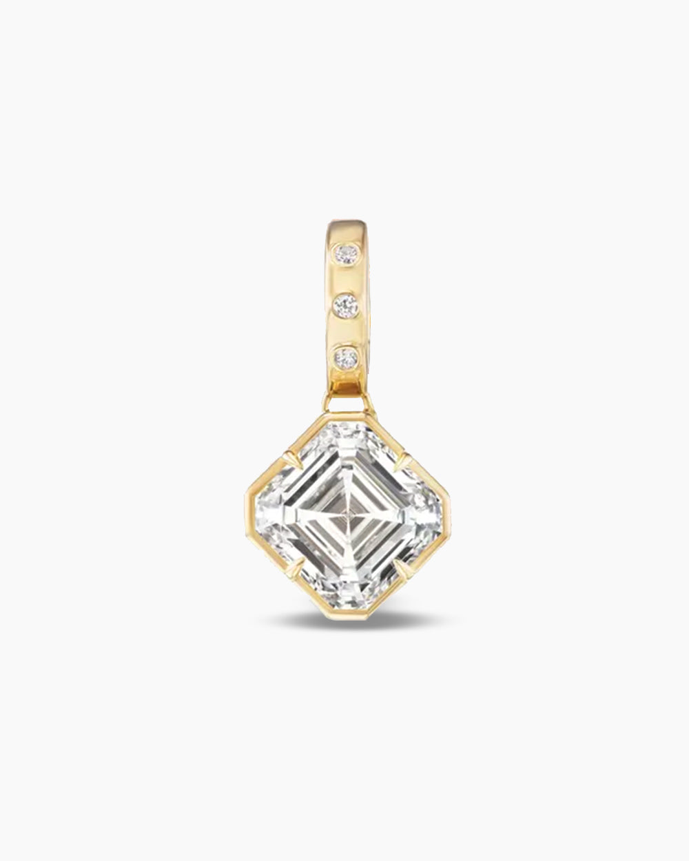 Asscher CZ Charm