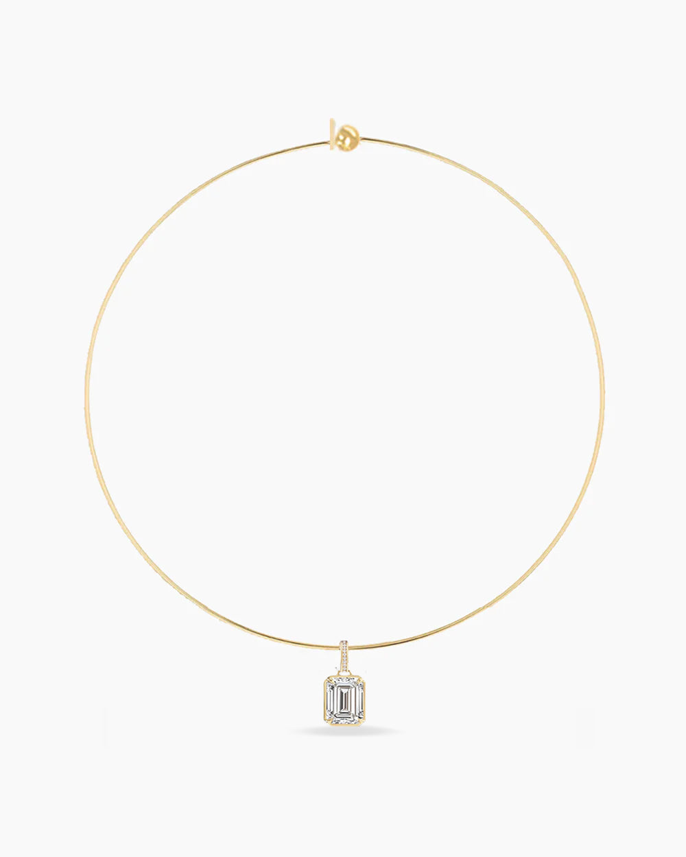 Carlyle Necklace - Emerald CZ