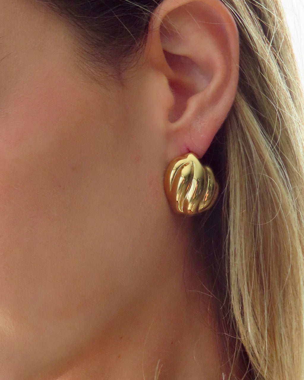 Row Earrings - Gold