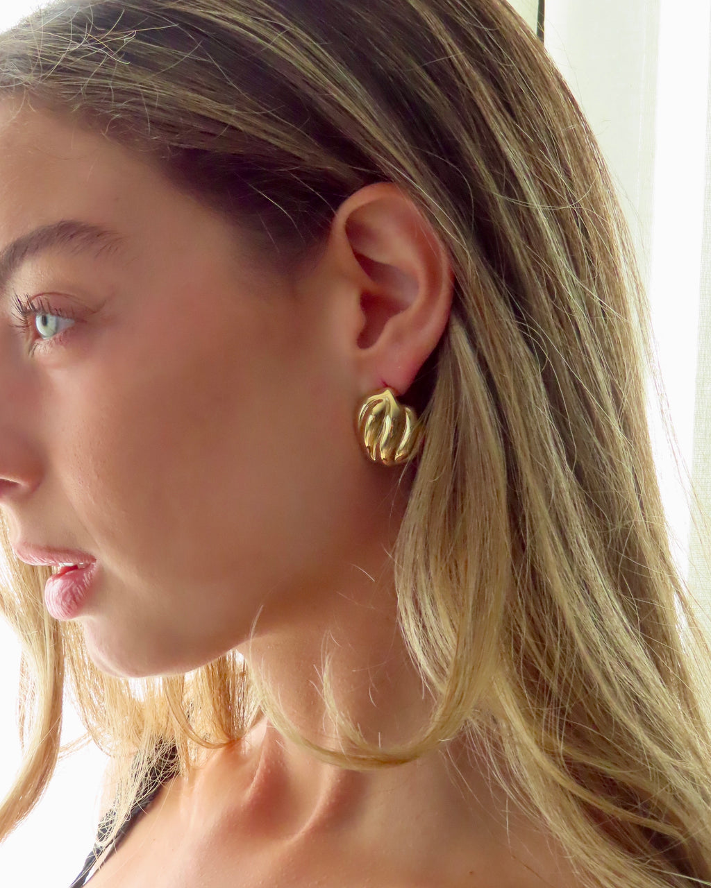 Row Earrings - Gold